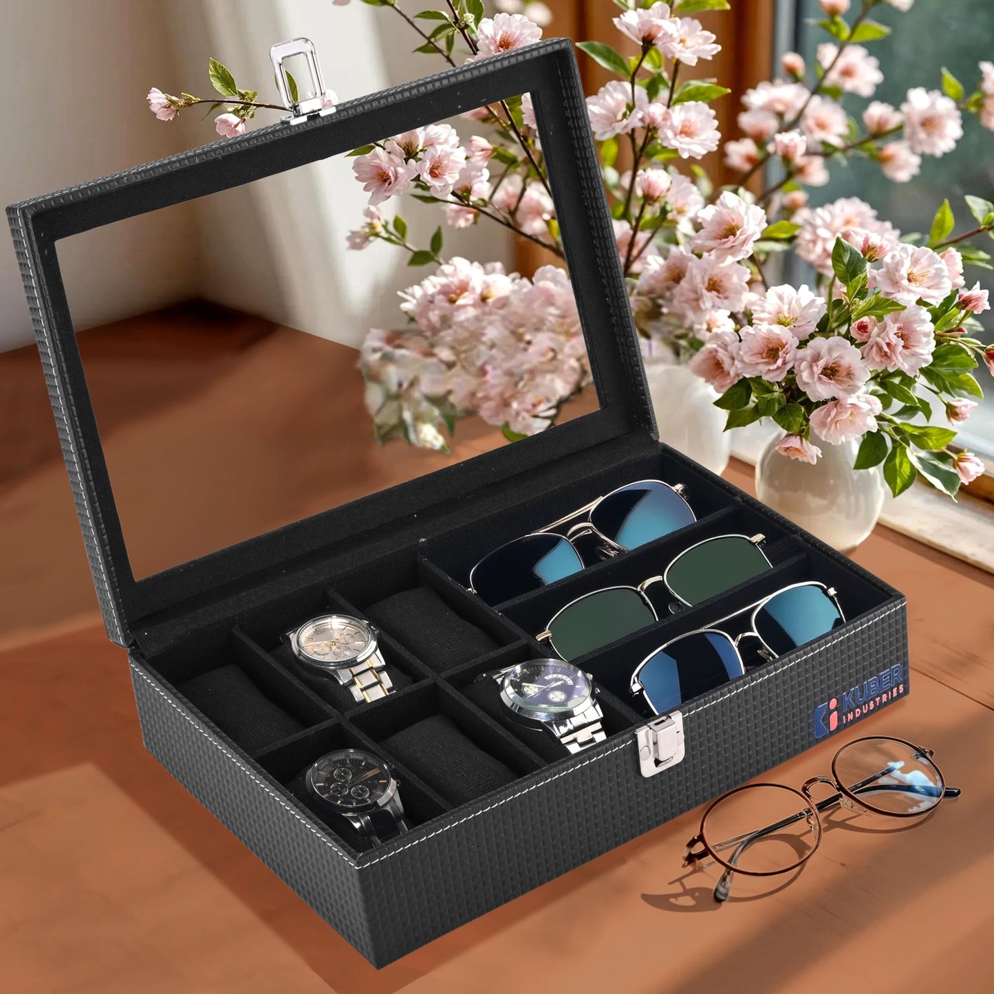 Kuber Watch Display Case - Chic storage solution for watches