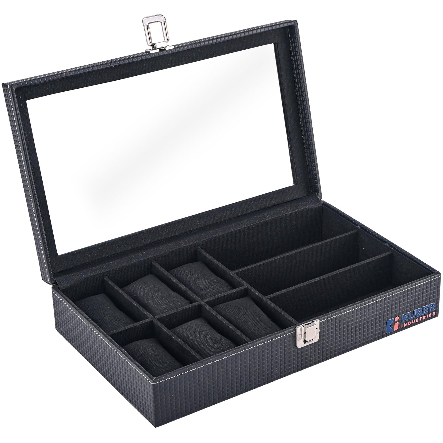 Kuber Faux Leather Organizer - Ideal for jewelry and watches