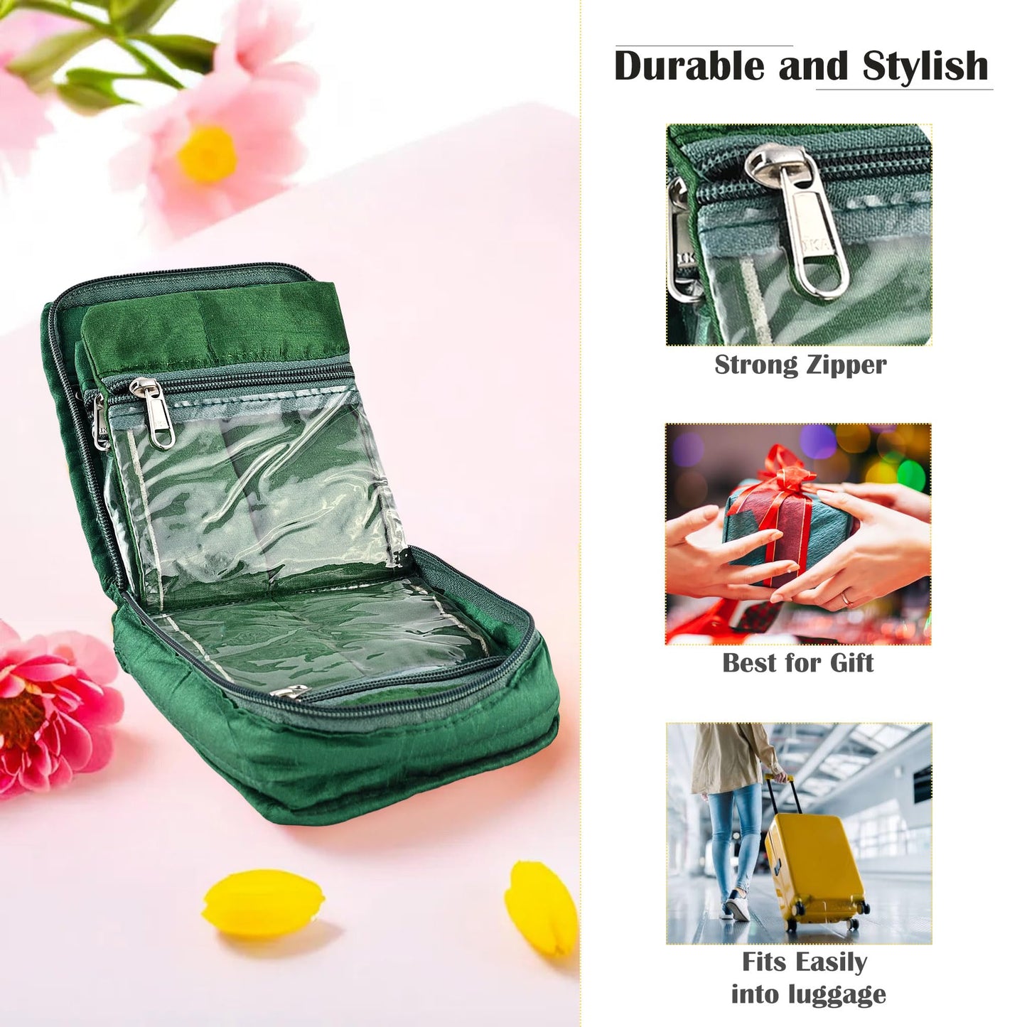 Kuber Industries jewellery kit - travel organization