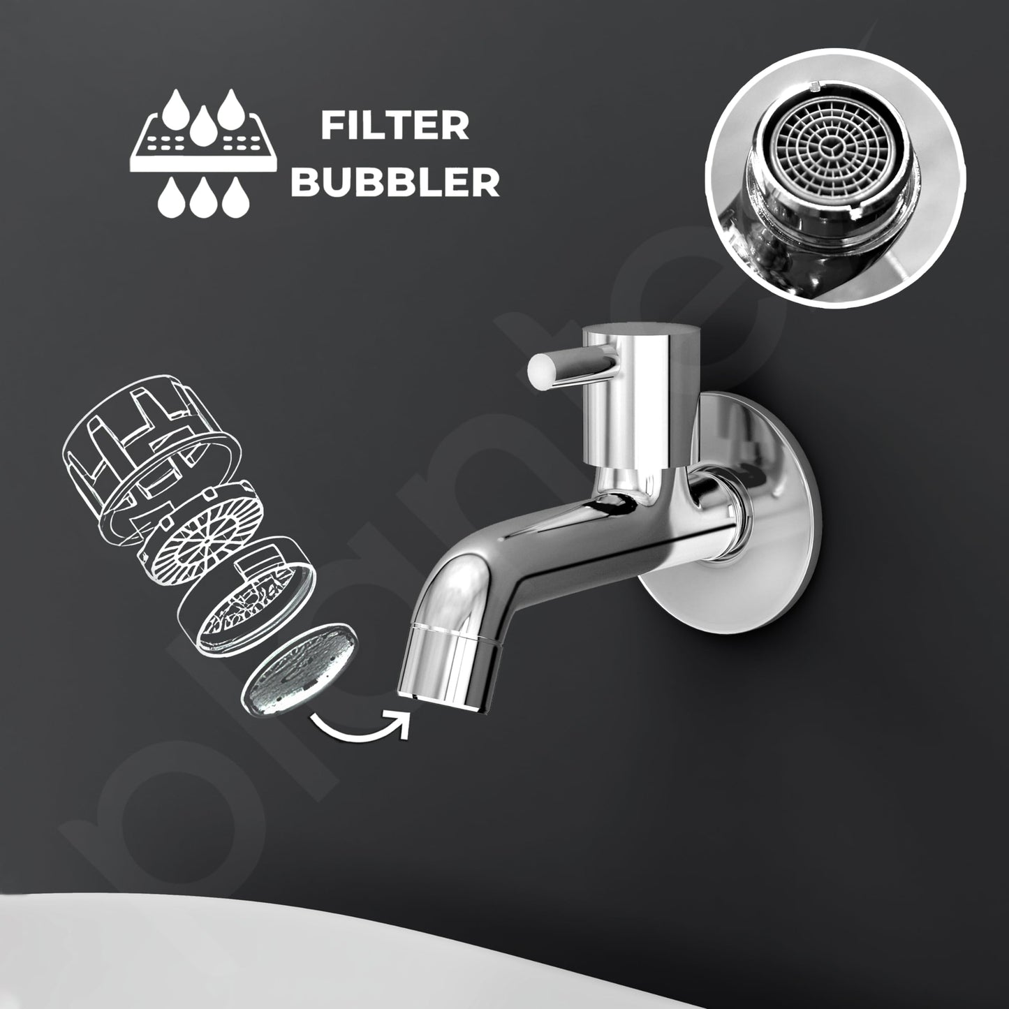 Plantex bathroom faucet - easy installation