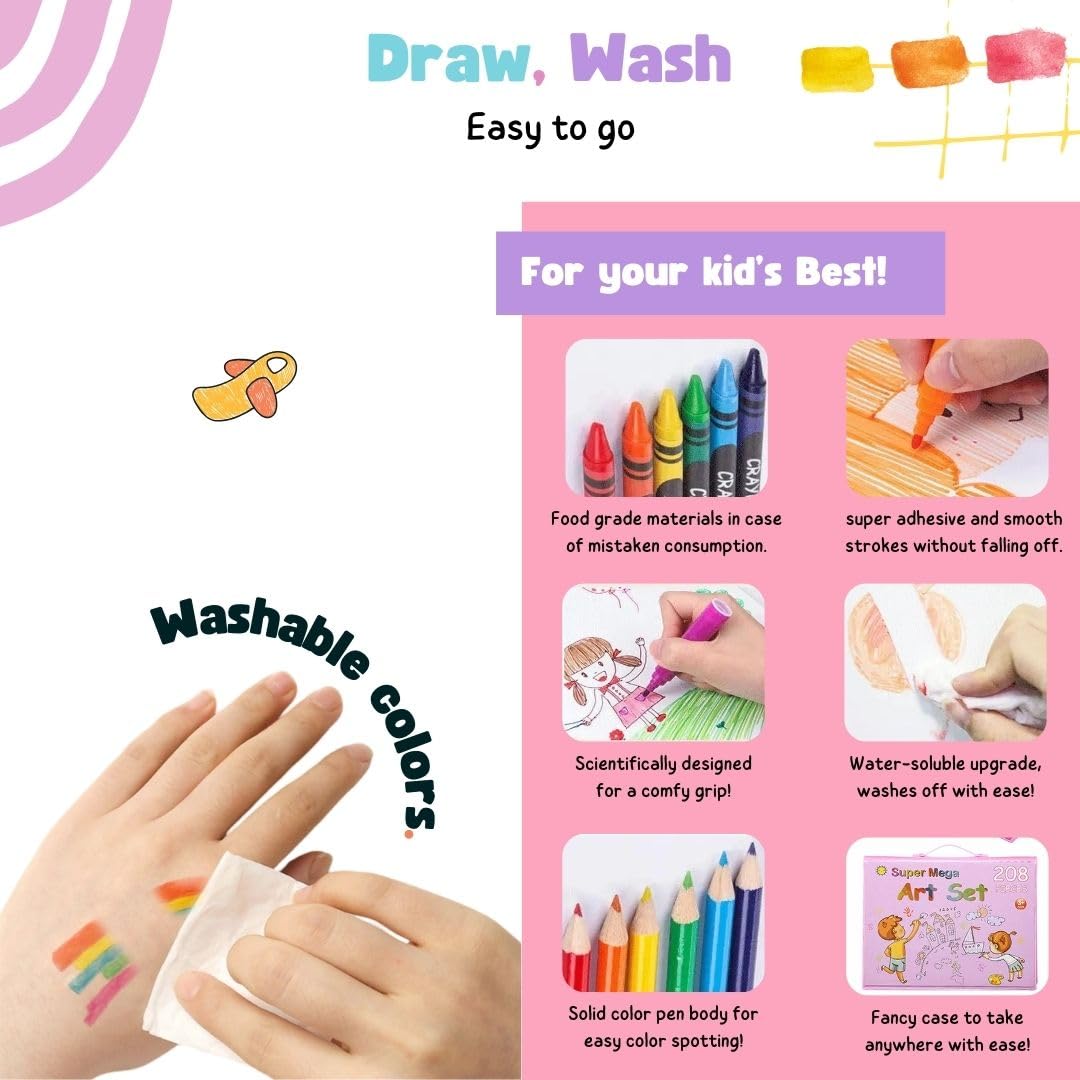 Tinker Squad art coloring kit - child drawing outdoors