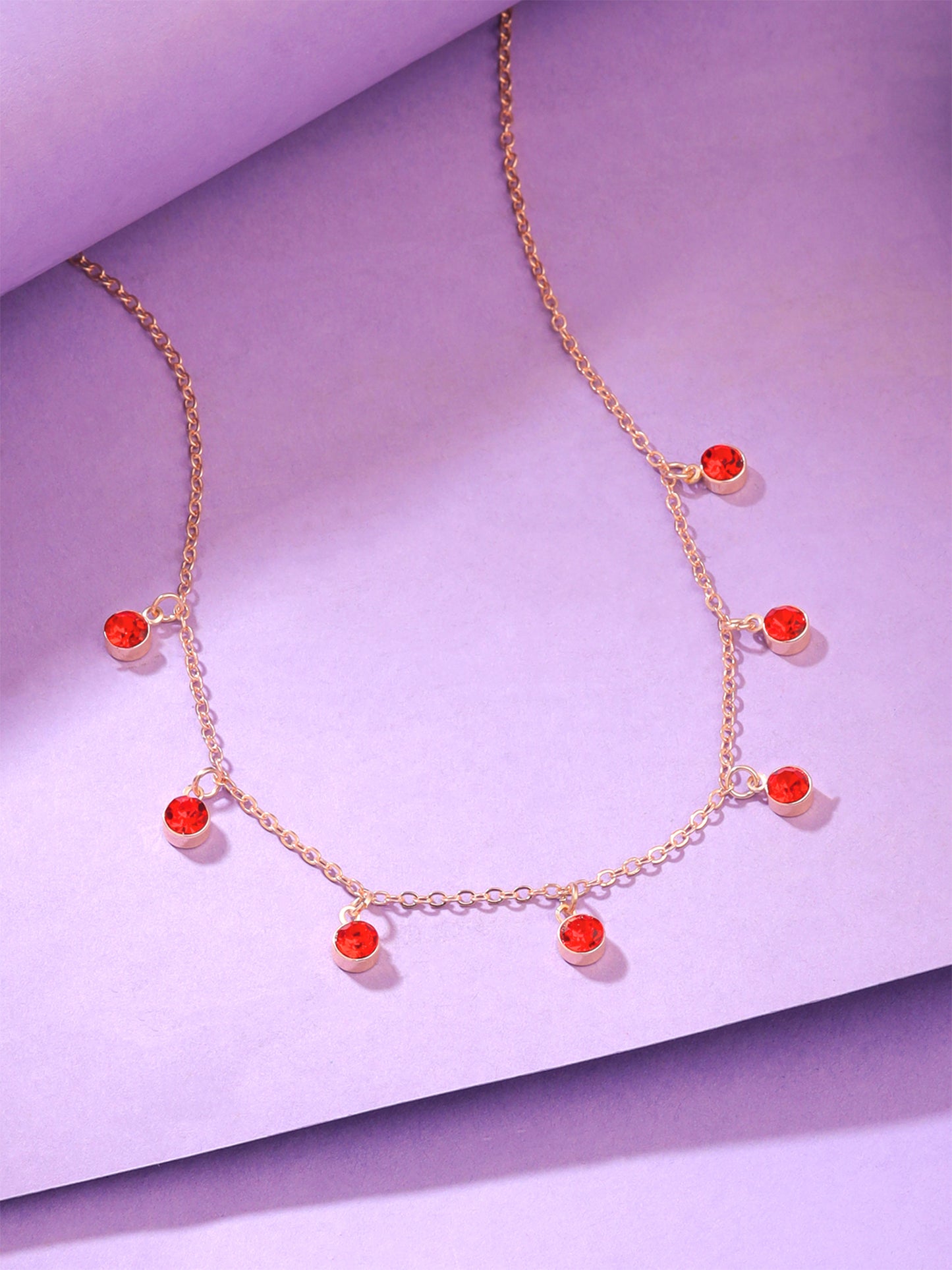 Yellow Chimes women's rose gold jewelry - casual outfit
