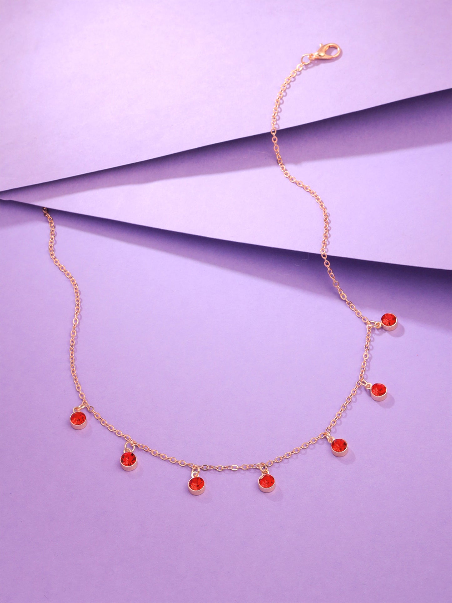 Yellow Chimes women's rose gold chain necklace - birthday gift