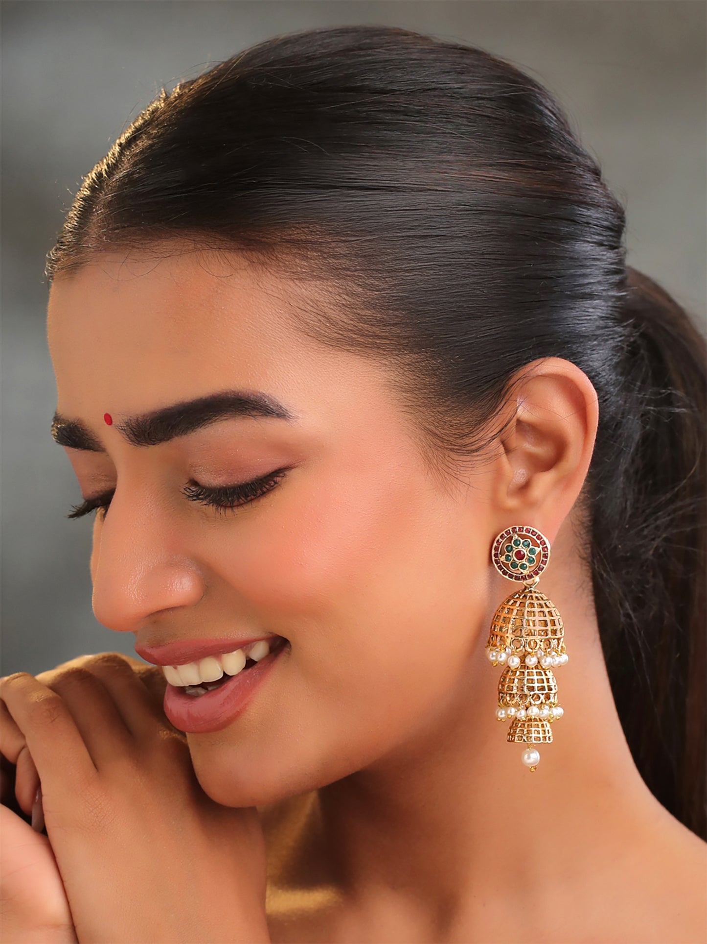 Yellow Chimes elegant gold earrings - Versatile for any outfit