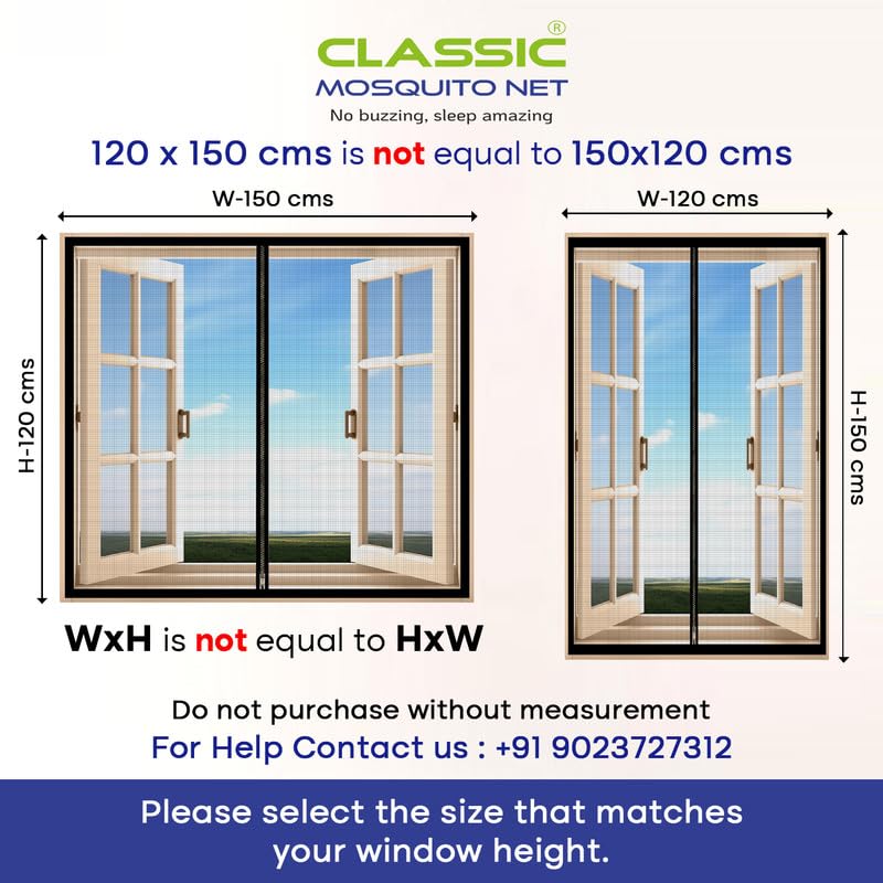 Classic Mosquito Net - Window mosquito net easy access