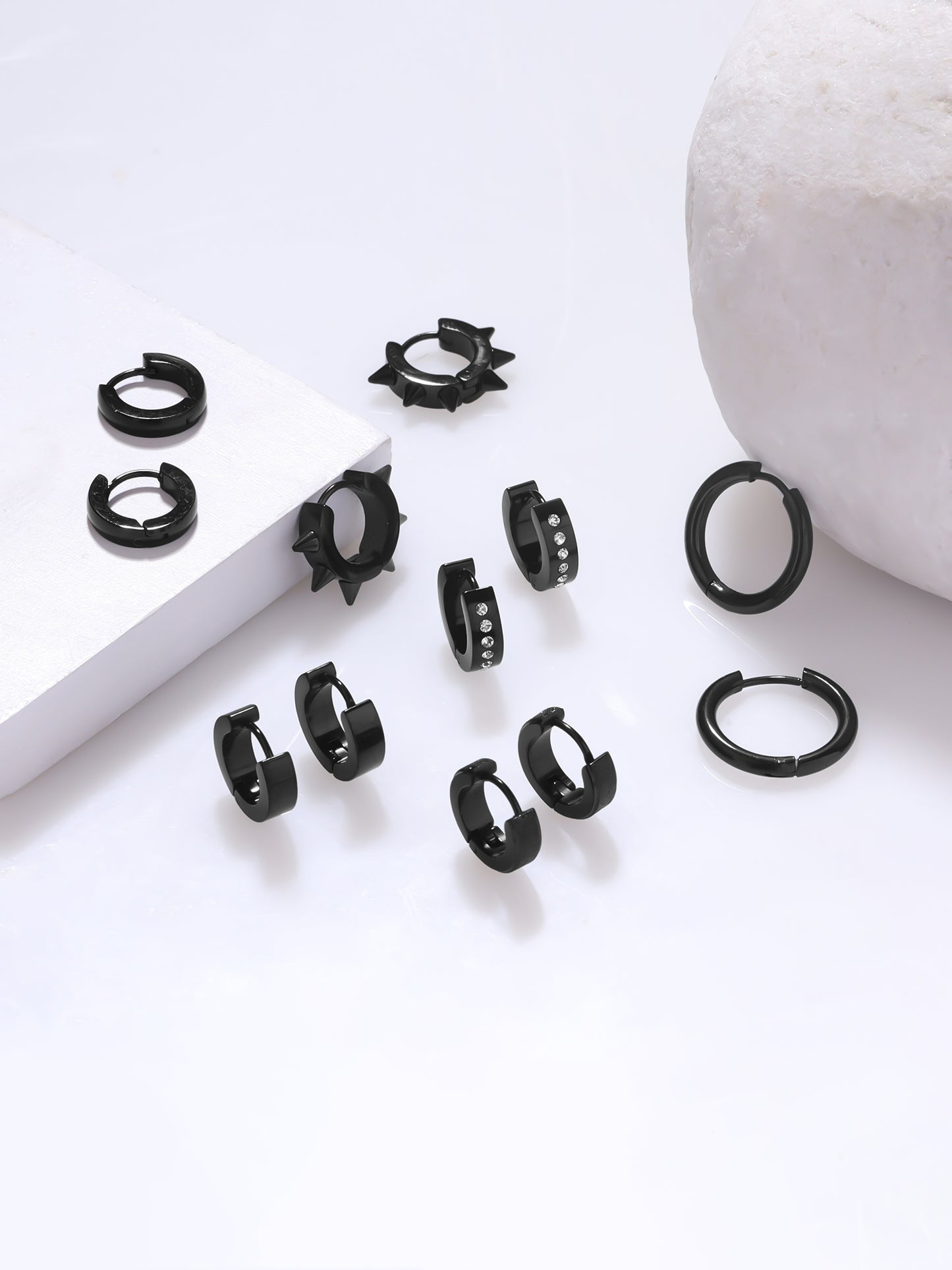 Yellow Chimes ear hoops - men's fashion accessory