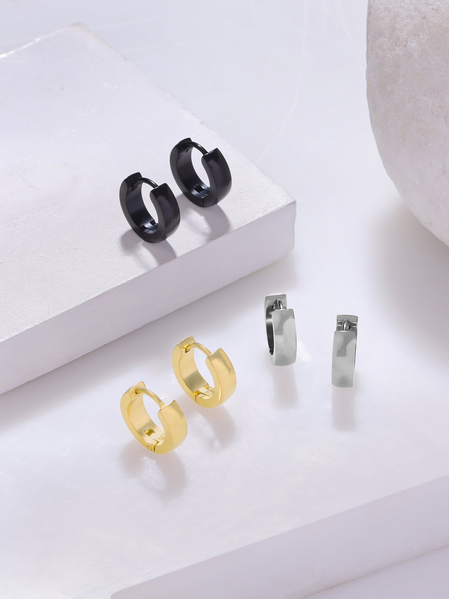 Yellow Chimes stainless steel earrings - versatile fashion piece