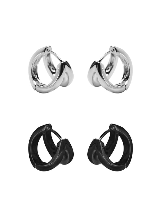 Yellow Chimes hoop earrings - trendy yet comfortable