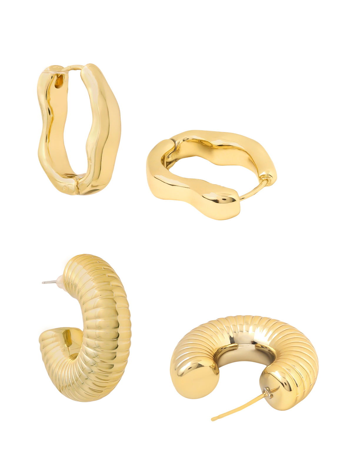 Yellow Chimes hoop earrings - stylish gift for girls