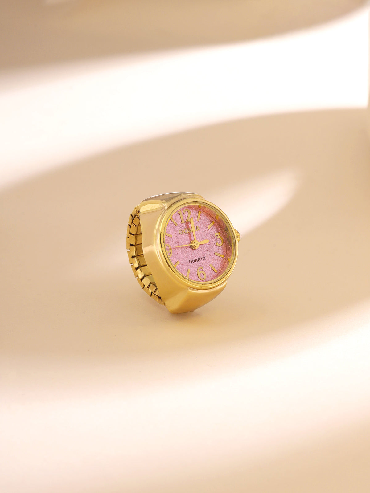 Yellow Chimes adjustable finger ring - fashionable jewelry piece