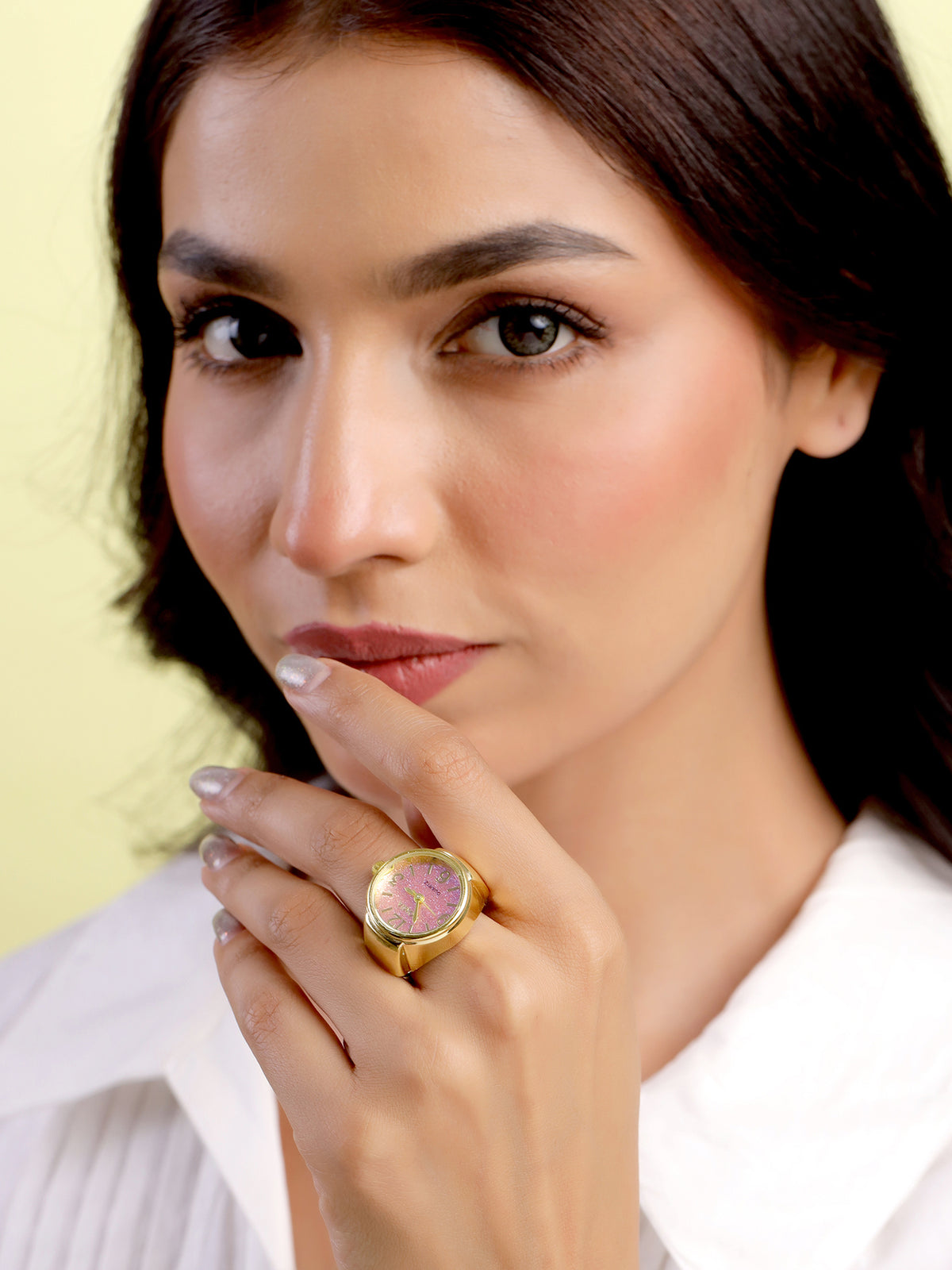 Yellow Chimes adjustable ring watch - perfect birthday gift