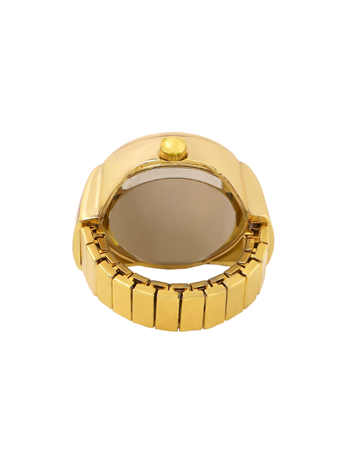 Yellow Chimes gold watch ring - casual jewelry for women