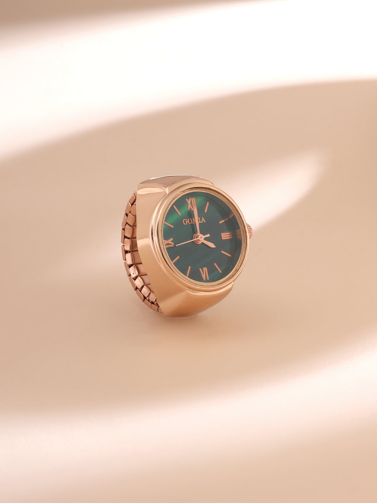 Yellow Chimes rosegold ring - ideal gift for her
