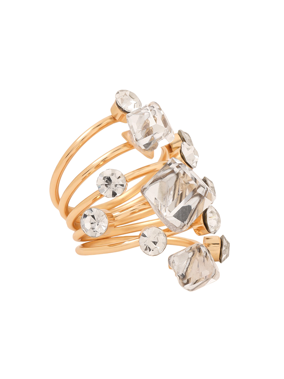 Yellow Chimes golden ring - Beautiful addition to jewelry collection