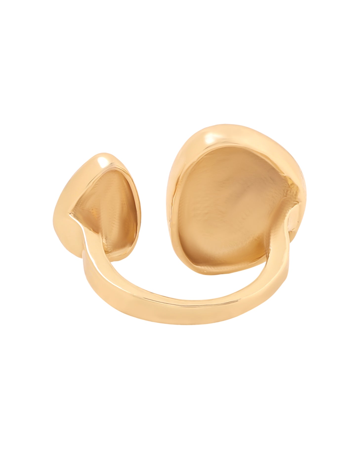 Yellow Chimes gold adjustable ring - for special occasions