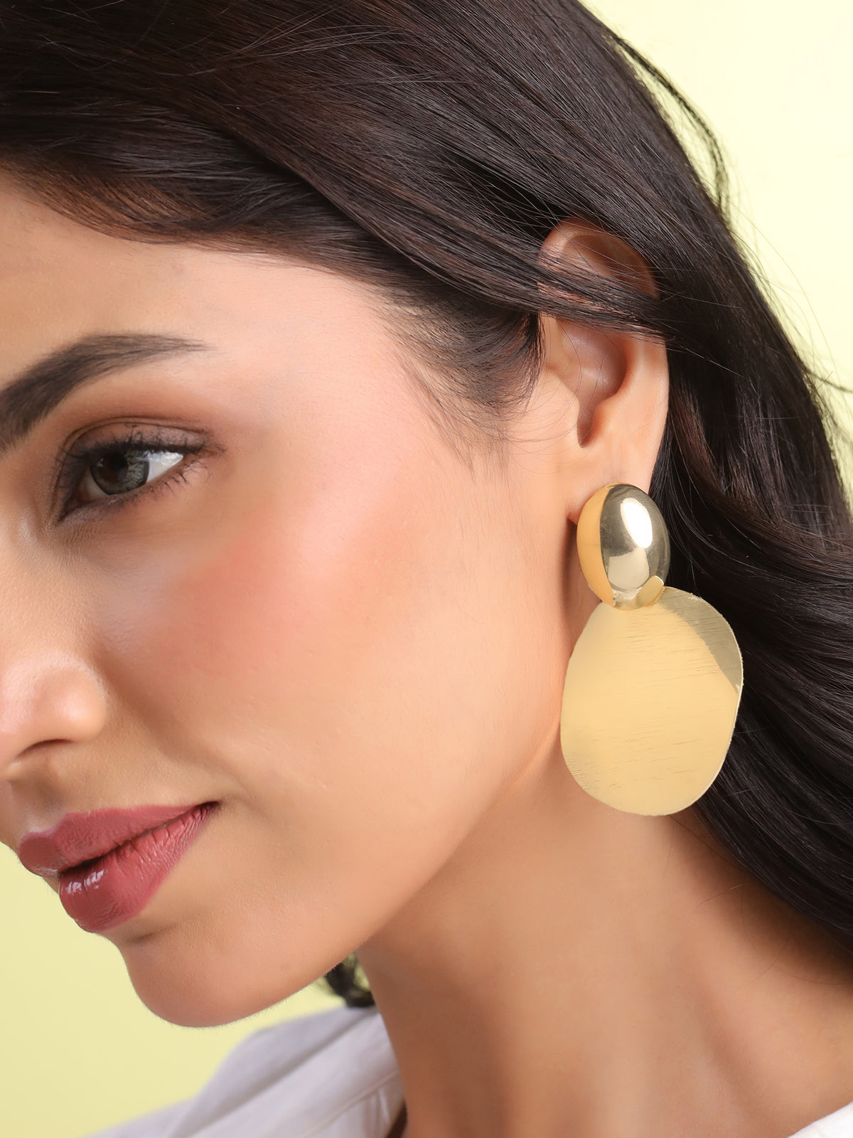 Yellow Chimes Ladies Drop Earrings - stylish casual wear