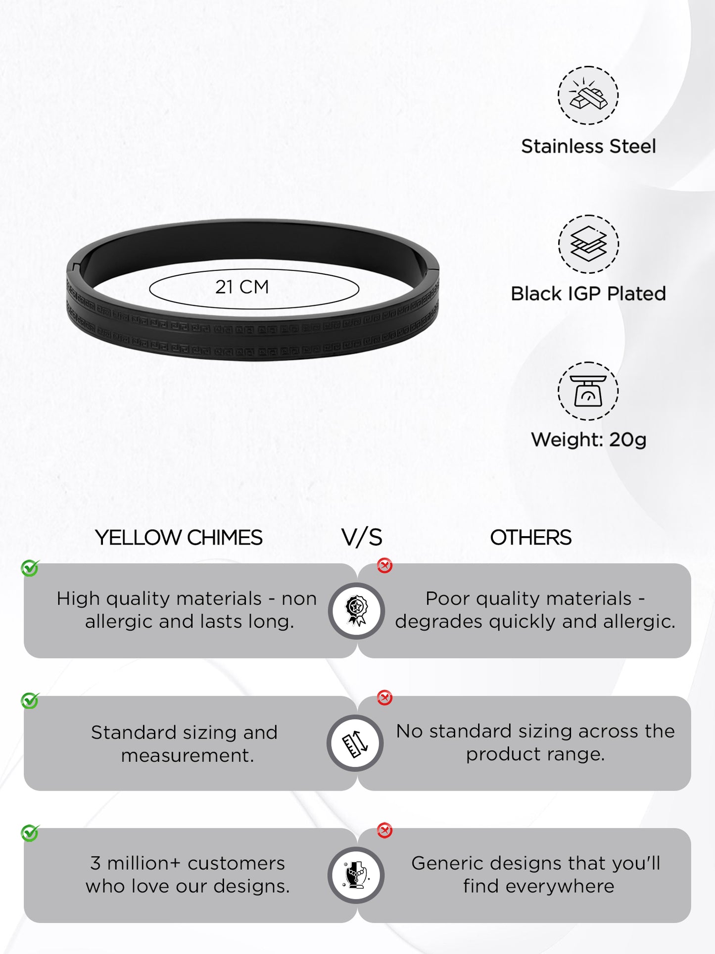 Yellow Chimes adjustable bracelet - perfect for special occasions