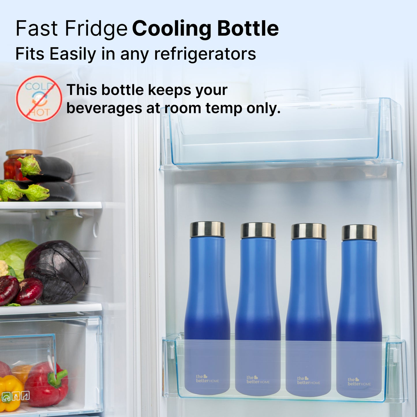 The Better Home stainless steel water bottle - school use