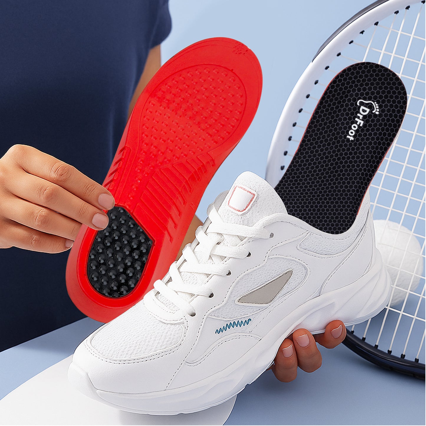 Dr Foot gel insoles - perfect for hiking and walking