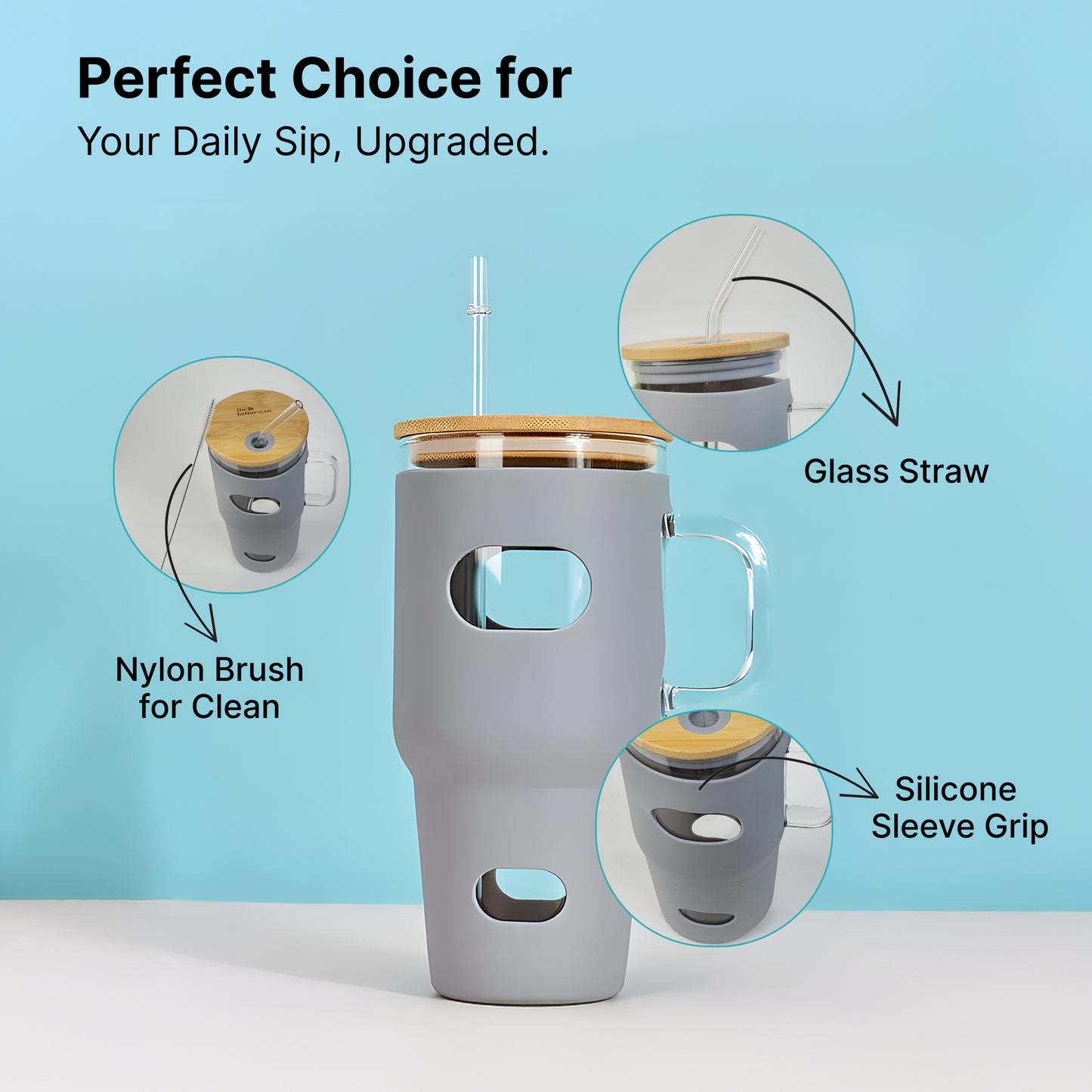 The Better Home 1200ml leak-proof tumbler - daily use