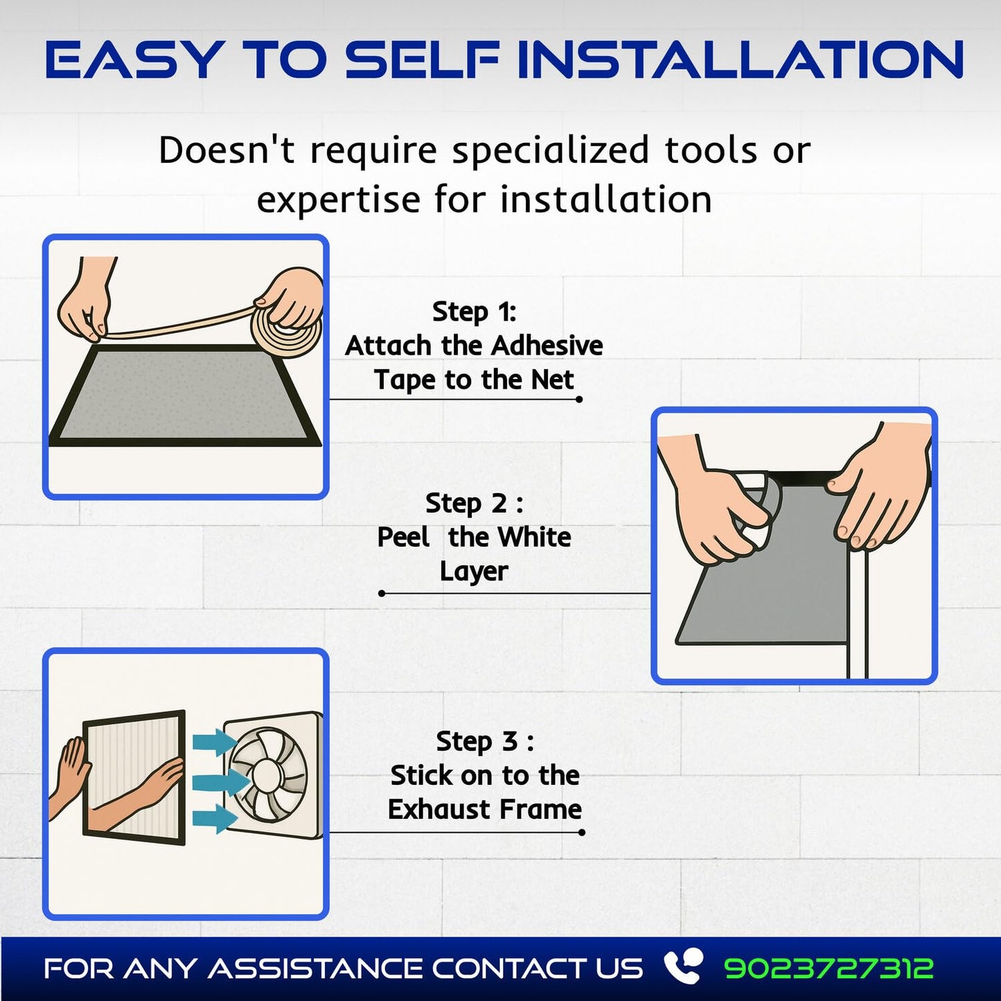 Classic Mosquito Net - Bathroom ventilation cover