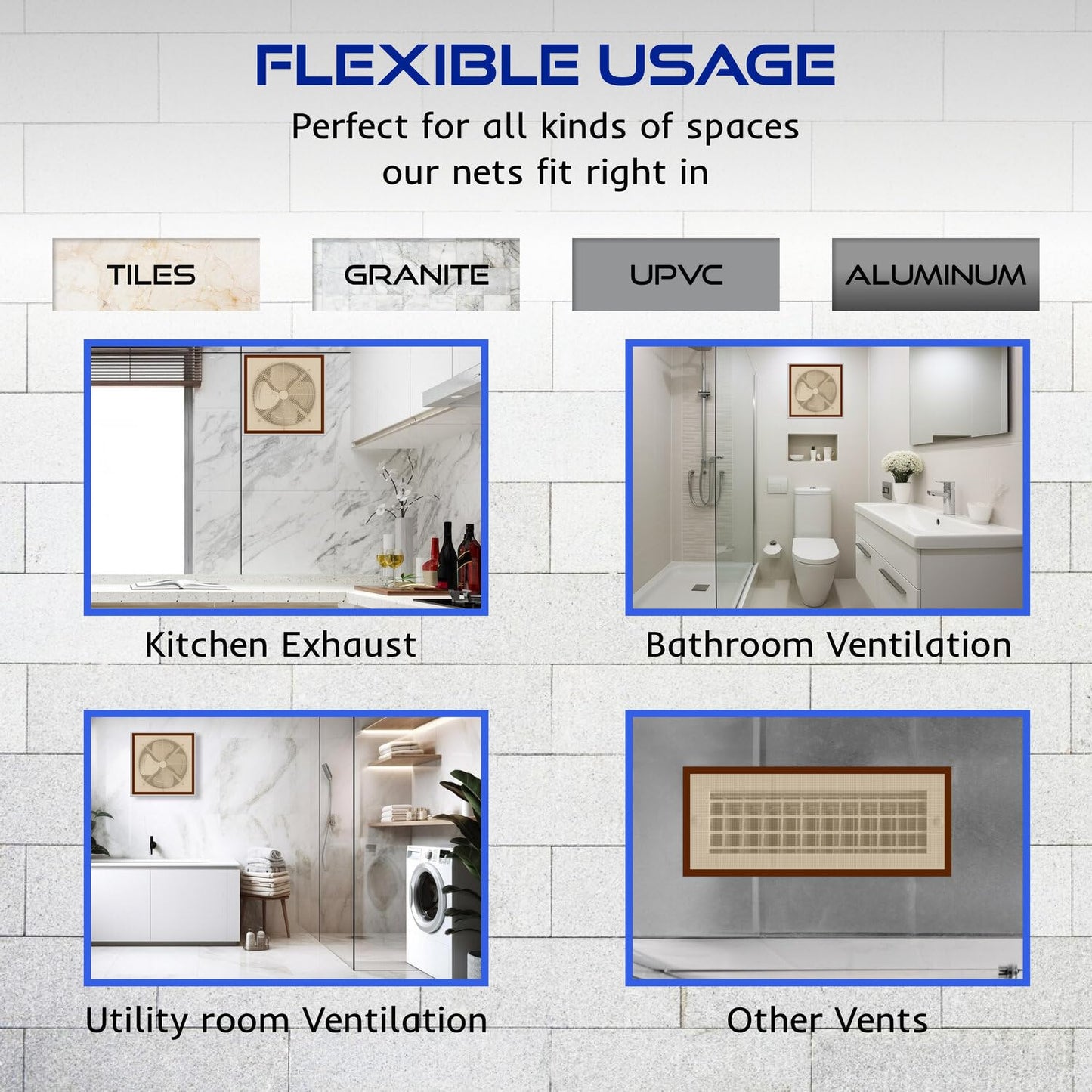 Classic Mosquito Net - Kitchen window protection