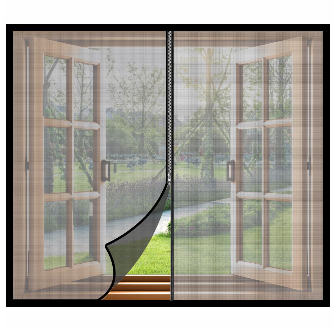 Classic Mosquito Net - Secure installation for balconies