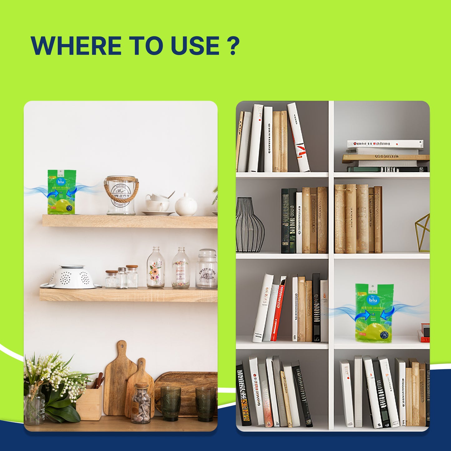 Absorbia moisture control sachet - use in travel luggage