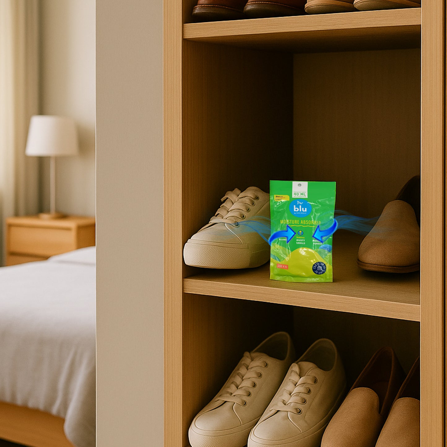 Absorbia activated charcoal sachet - use in bags