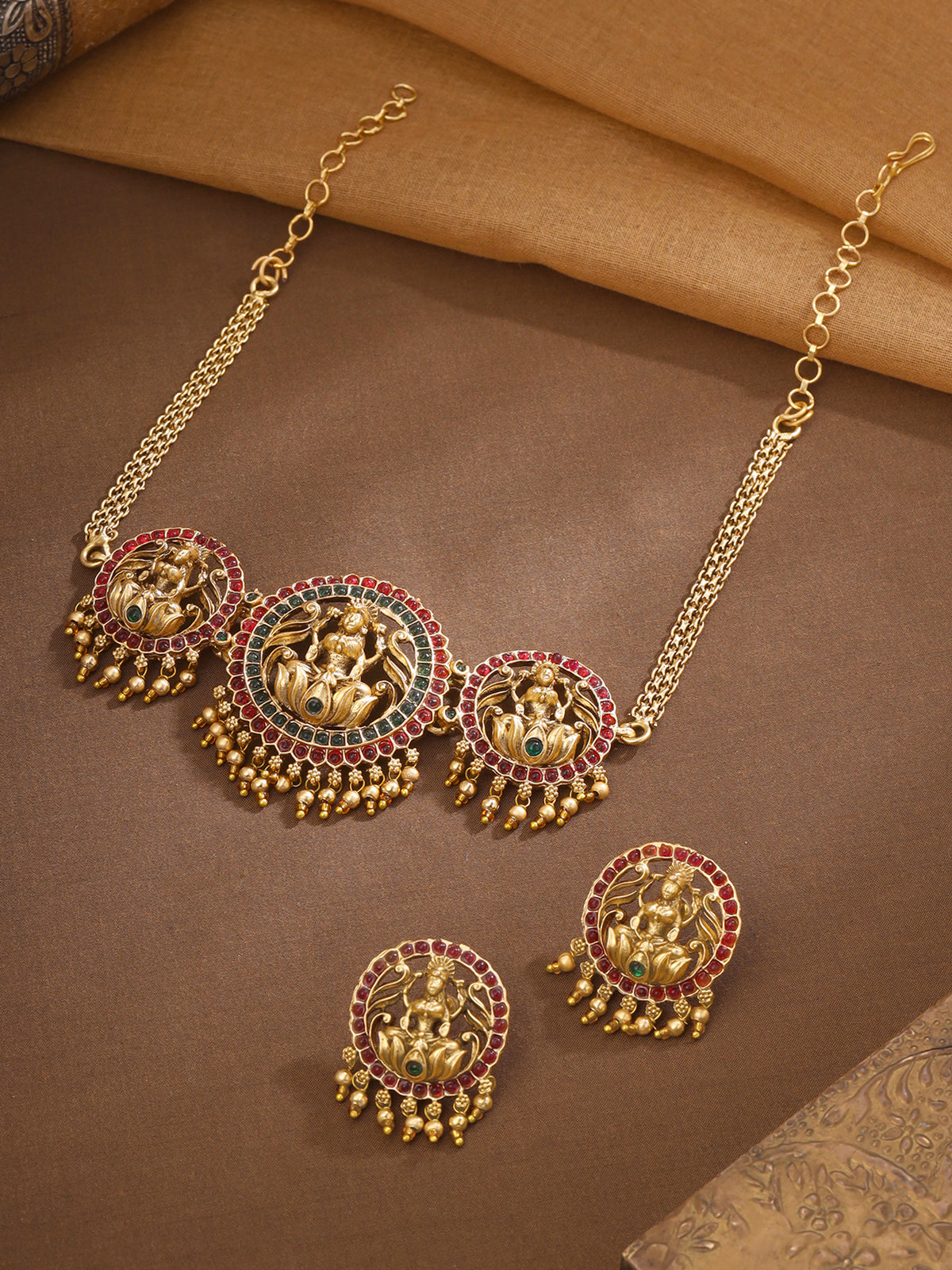 Yellow Chimes stylish women's earrings - festive outfit