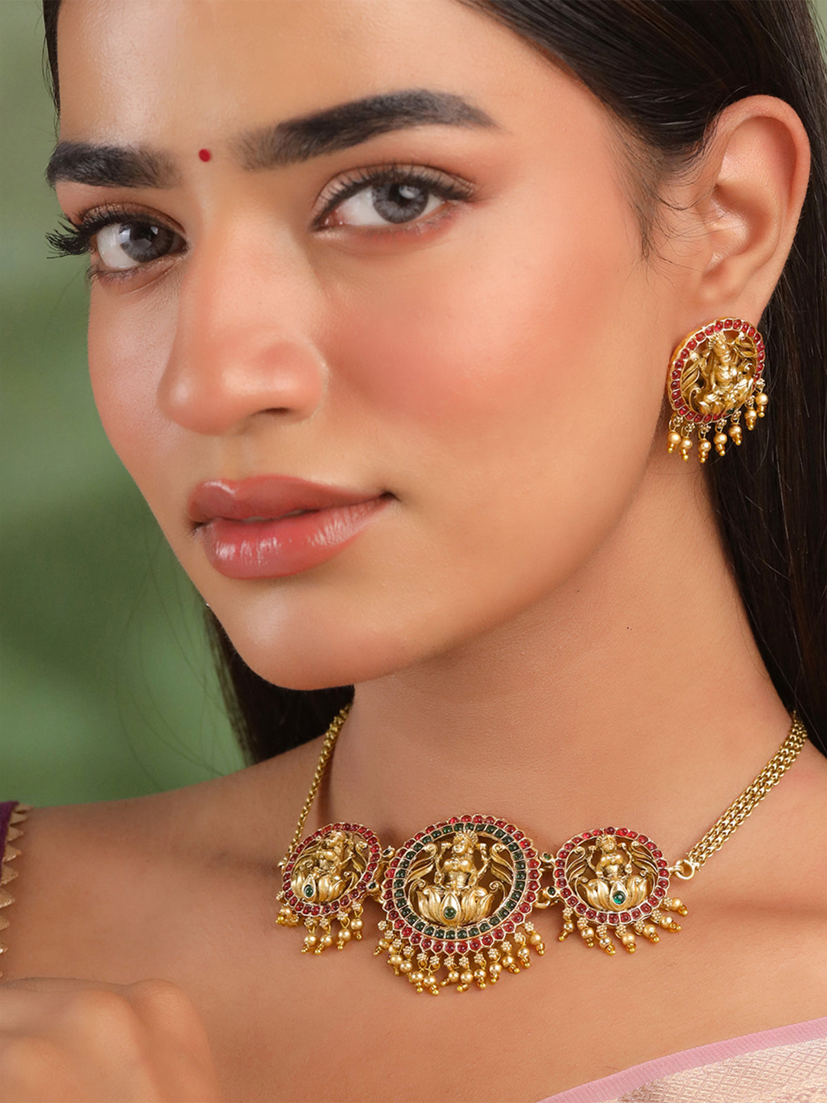 Yellow Chimes gold-plated necklace - anniversary gift