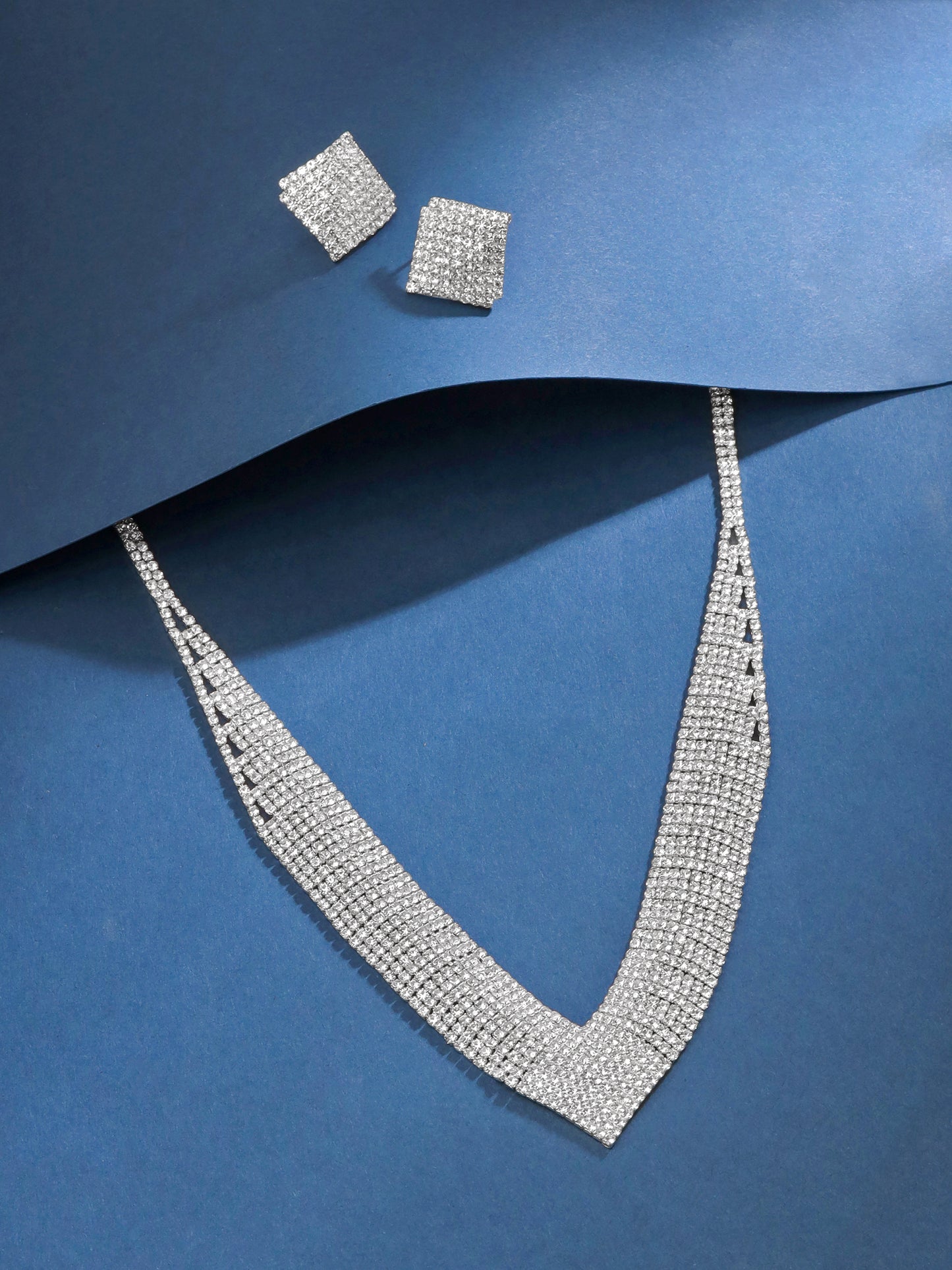 Yellow Chimes necklace set - festive occasion accessory