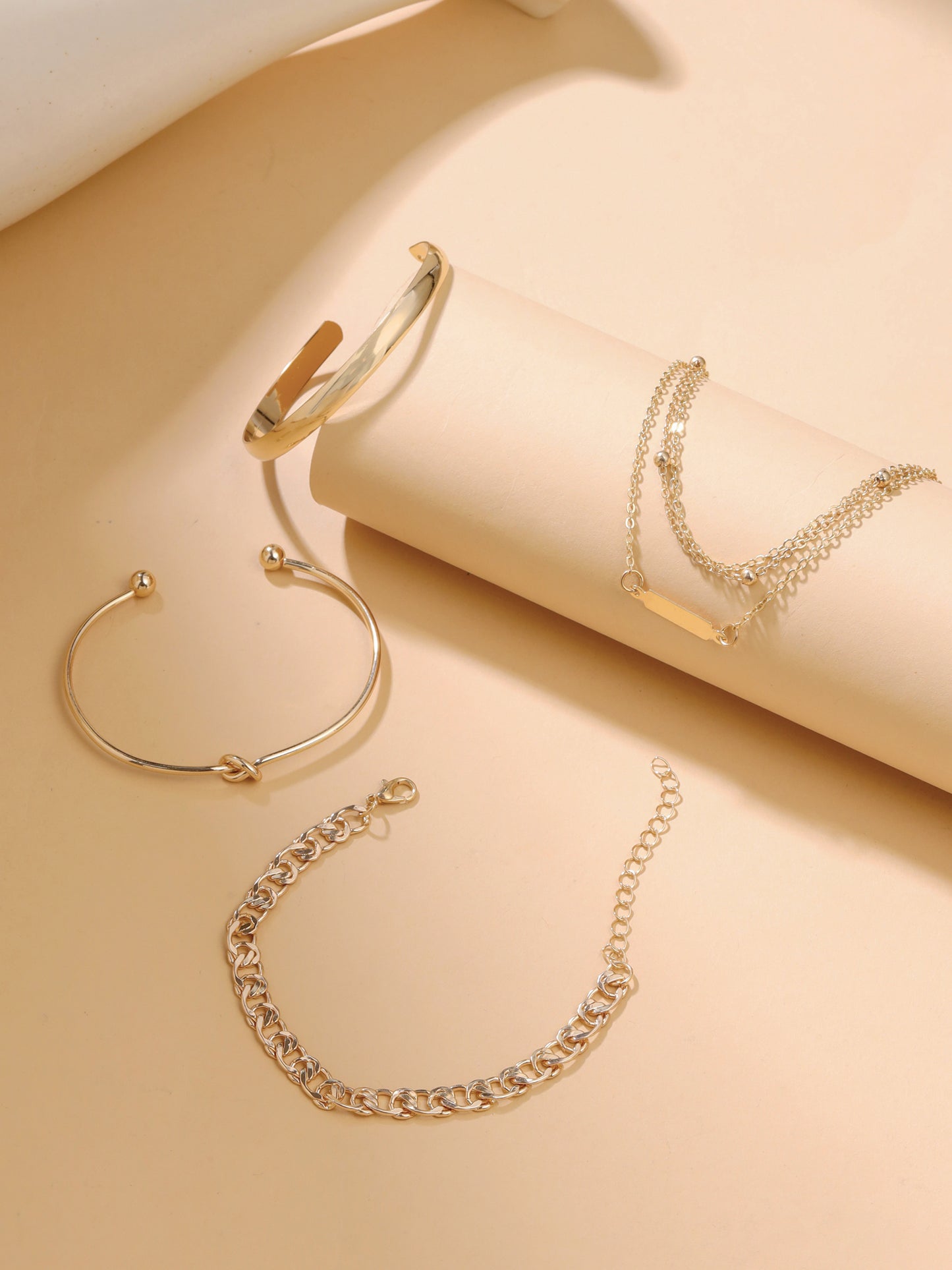 Yellow Chimes multilayer bracelet - ideal for parties and events