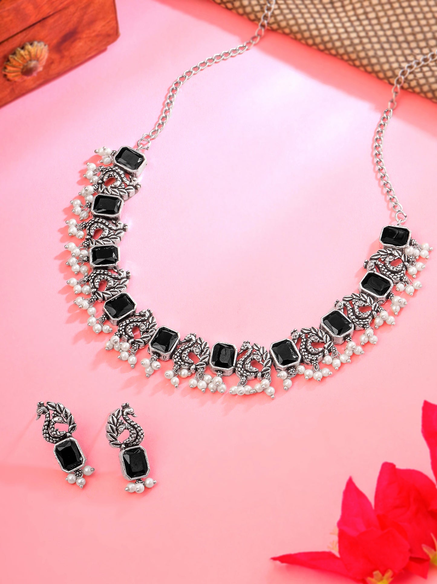Yellow Chimes Elegant Multi-Purpose Necklace Set - Festivals
