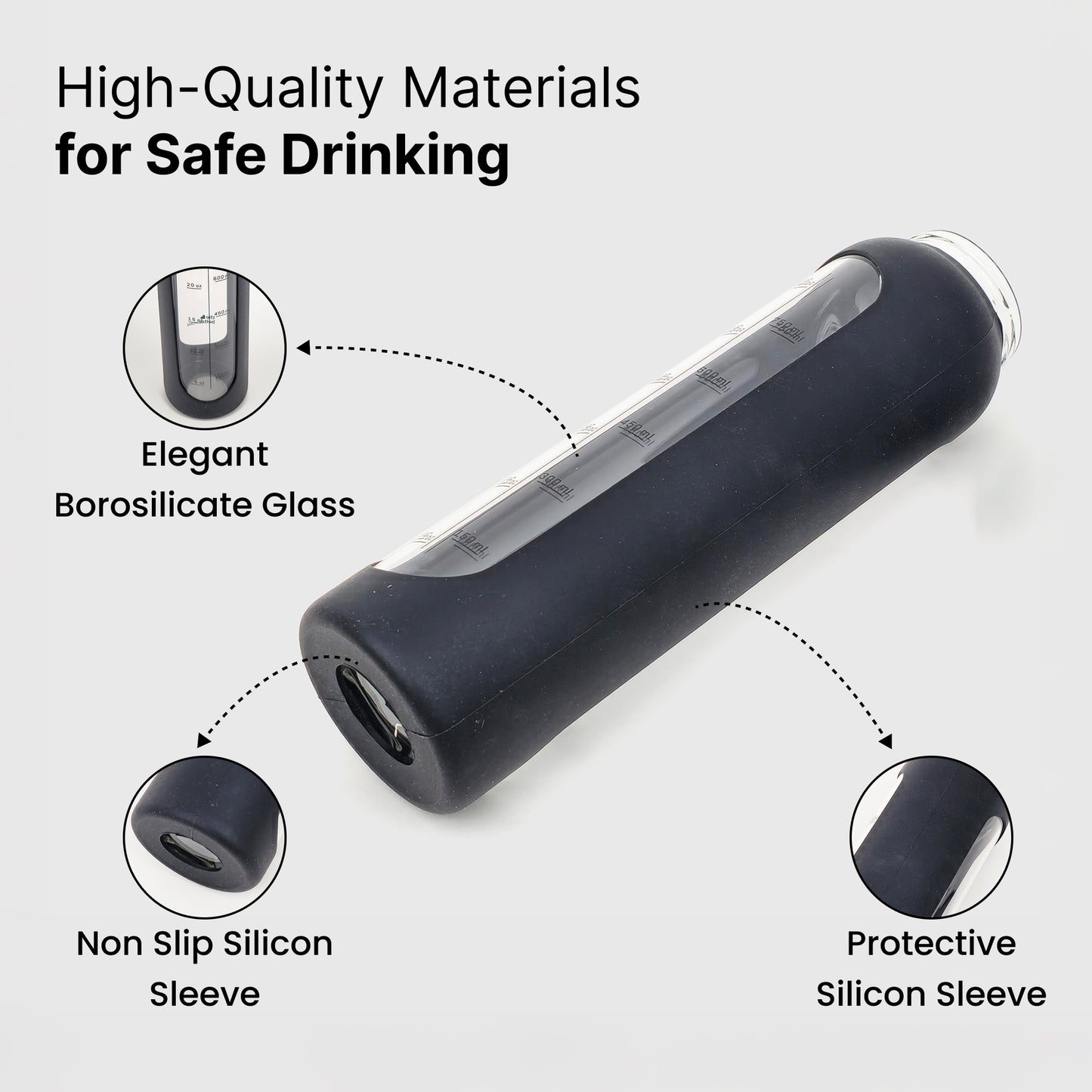 The Better Home glass water bottle - eco-friendly lifestyle