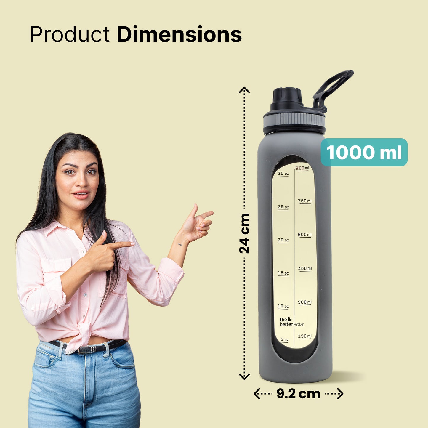 The Better Home leak-proof water bottle - ideal for gym