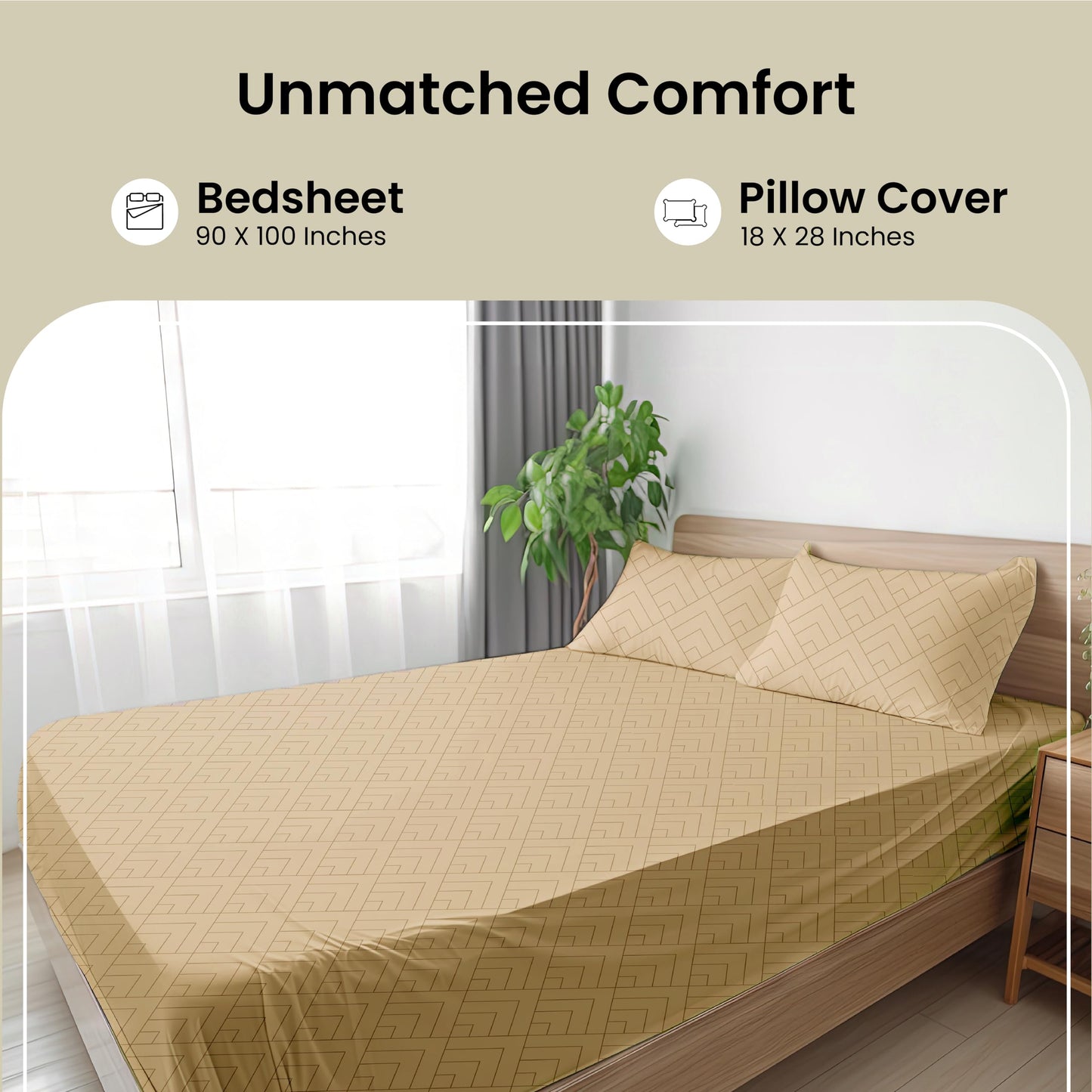 Mush bamboo bedsheet - double bed essential
