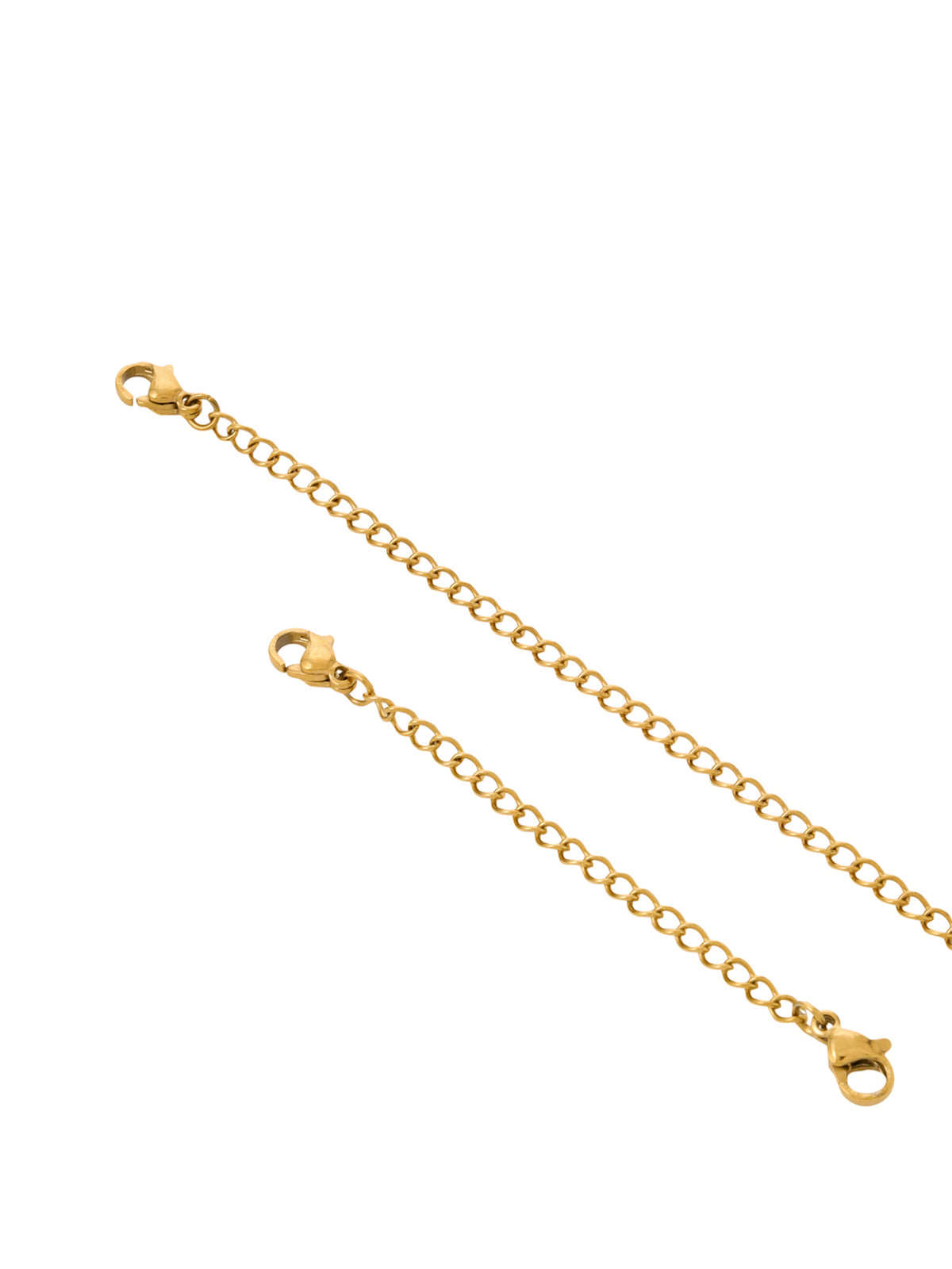 Yellow Chimes chain extenders - elegant necklace accessory