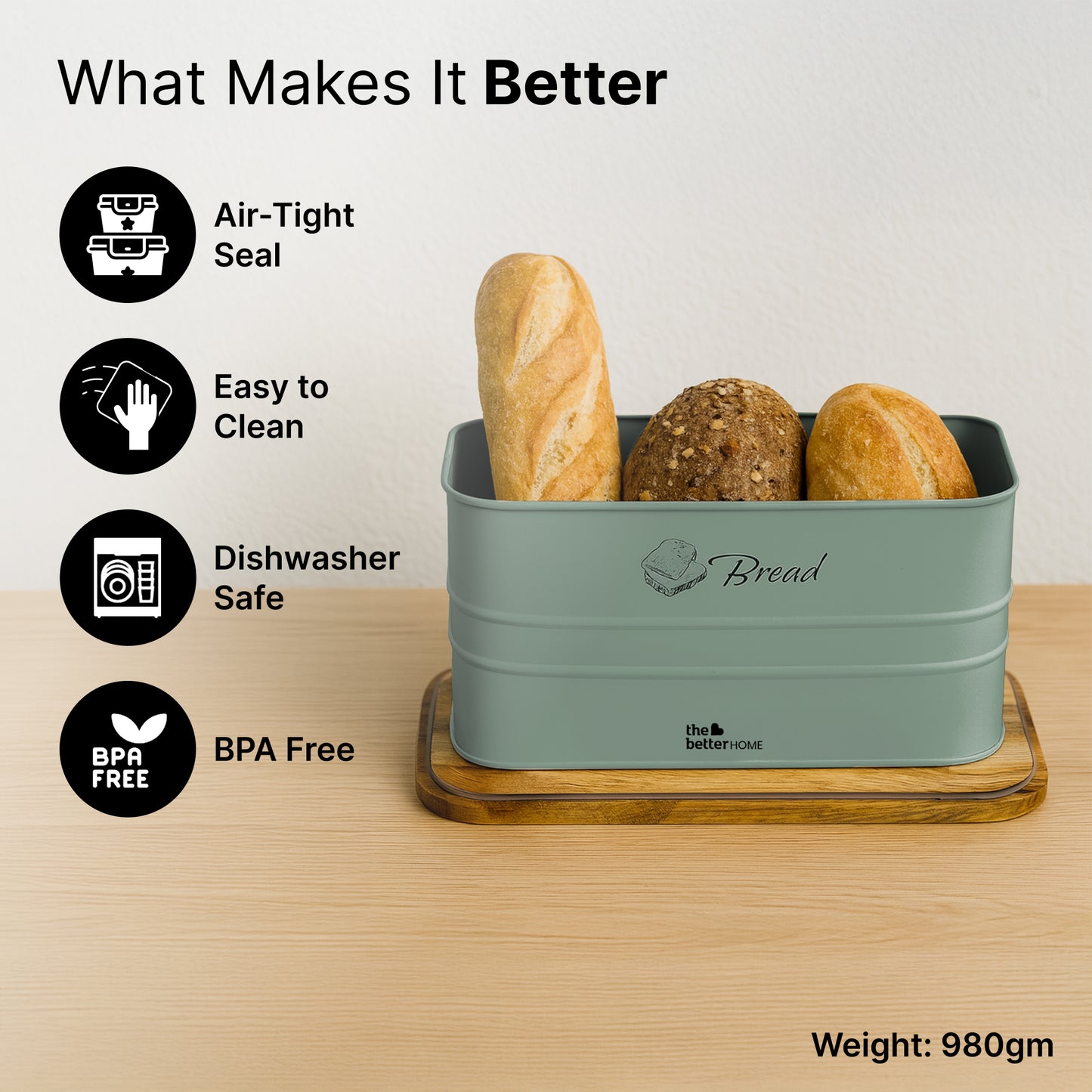 The Better Home bread box - Organized kitchen essential