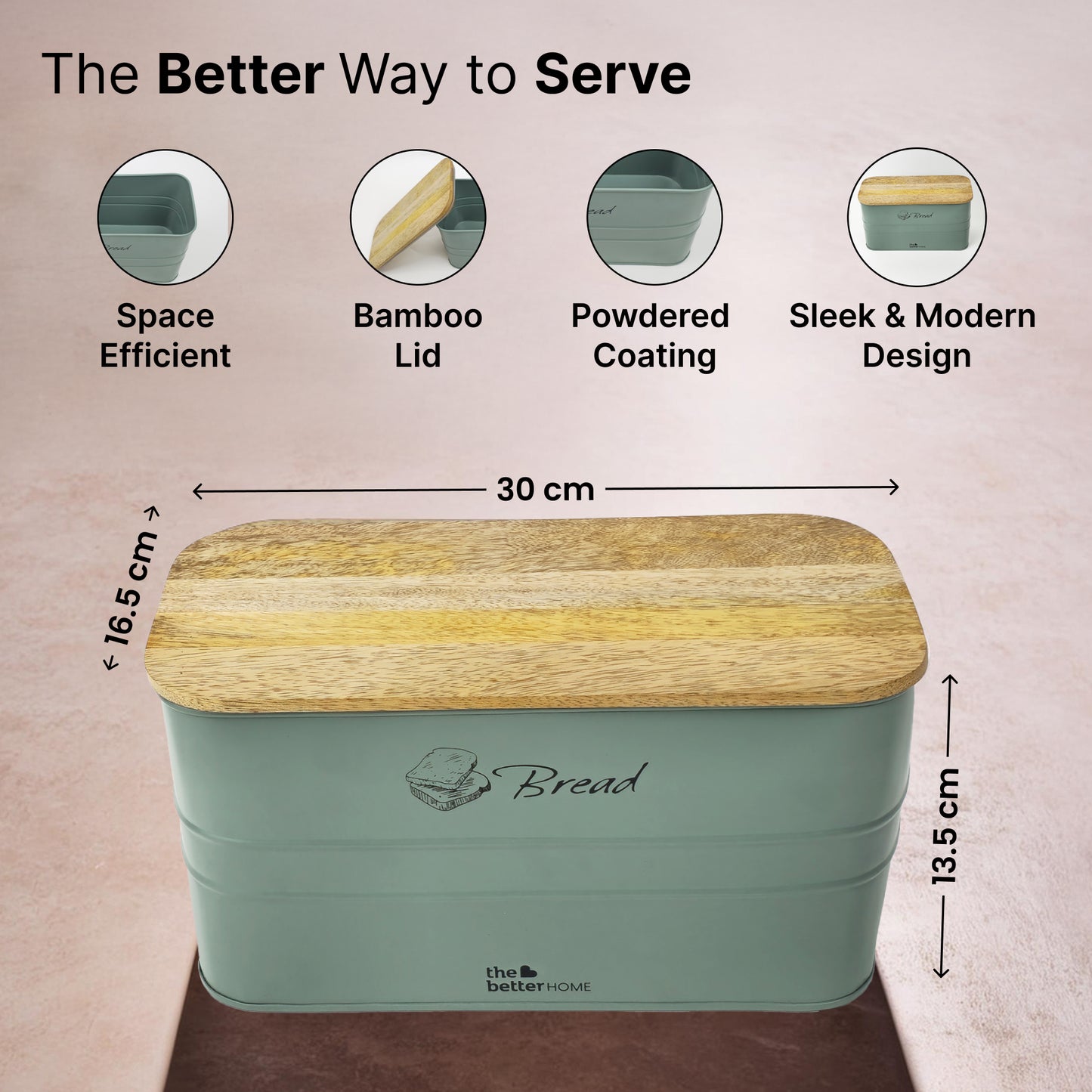 The Better Home bread box - Perfect container for cookies