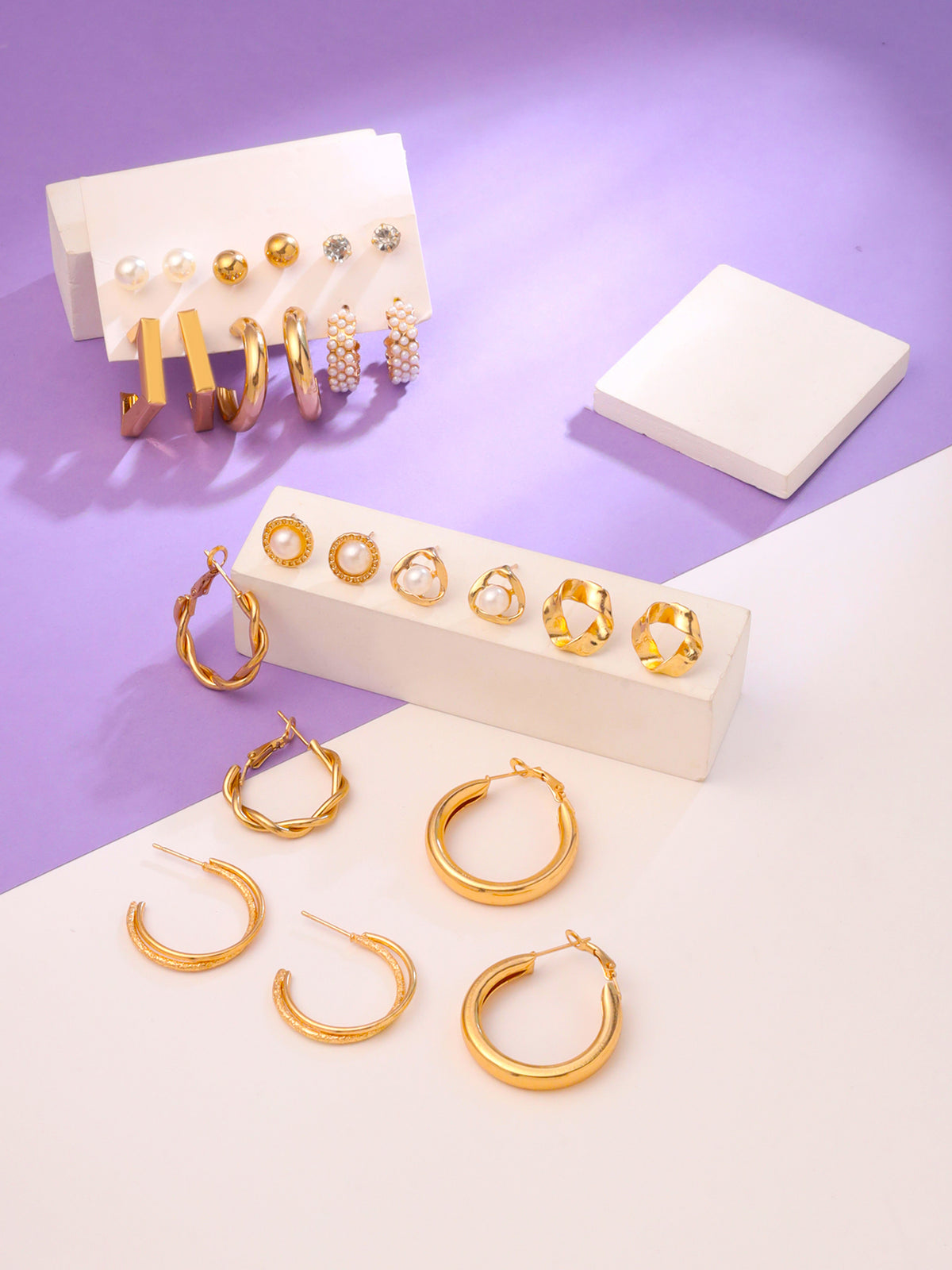 Yellow Chimes daily wear earrings - lightweight comfort