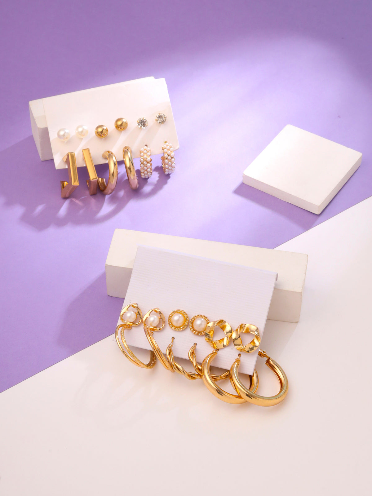 Yellow Chimes gold plated earrings - perfect gift for her
