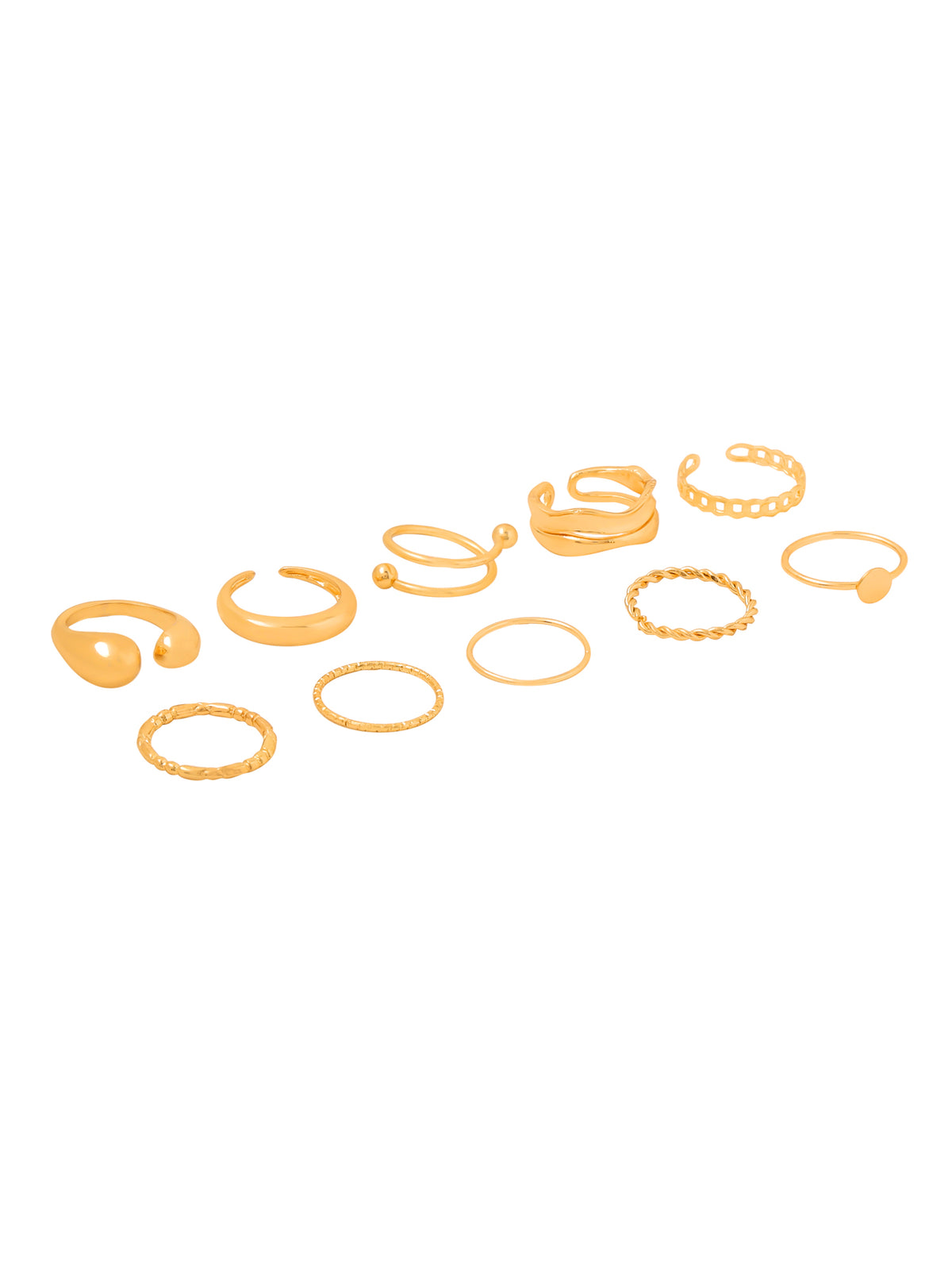 Yellow Chimes stylish rings - special occasion jewelry