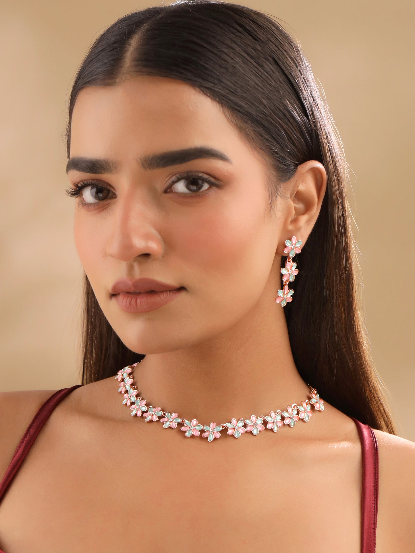 Yellow Chimes Crystal Jewelry Set - Ideal gift for women