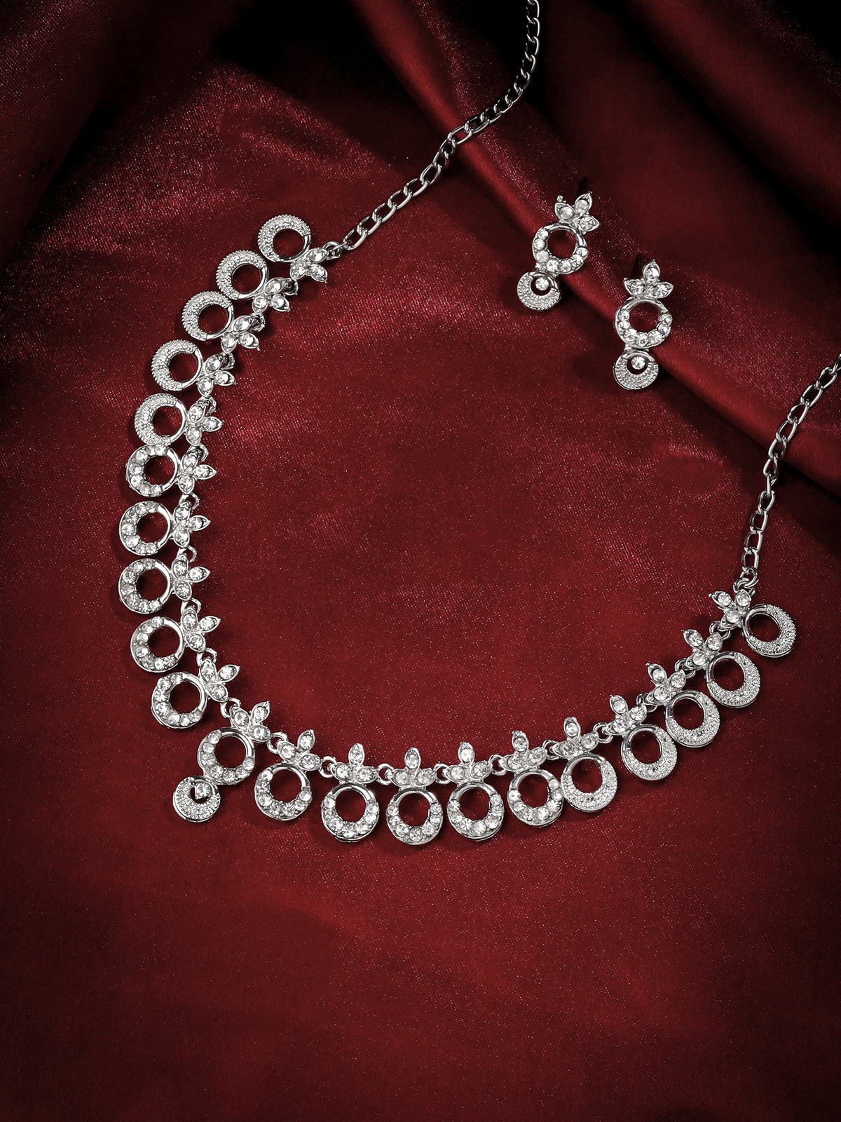 Yellow Chimes silver necklace set - Fine jewelry for women