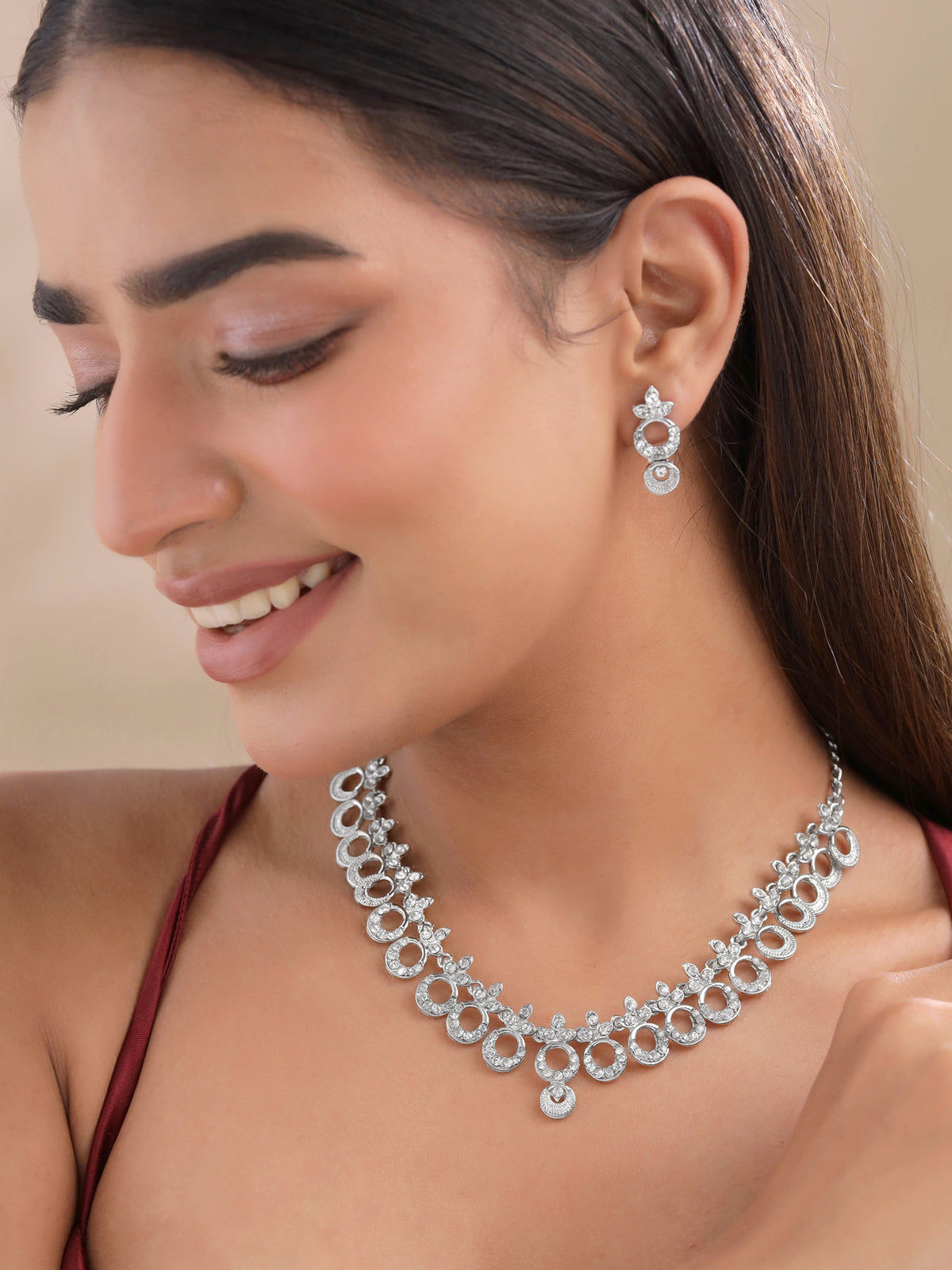 Yellow Chimes women's jewelry - Sparkling zirconia design