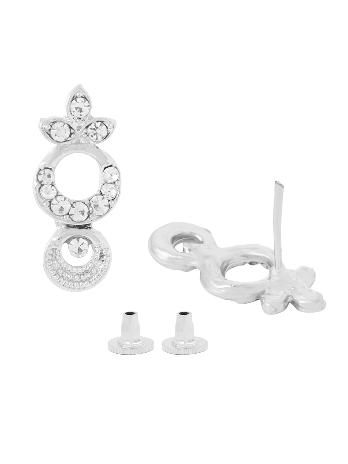 Yellow Chimes white stone necklace set - Perfect for weddings