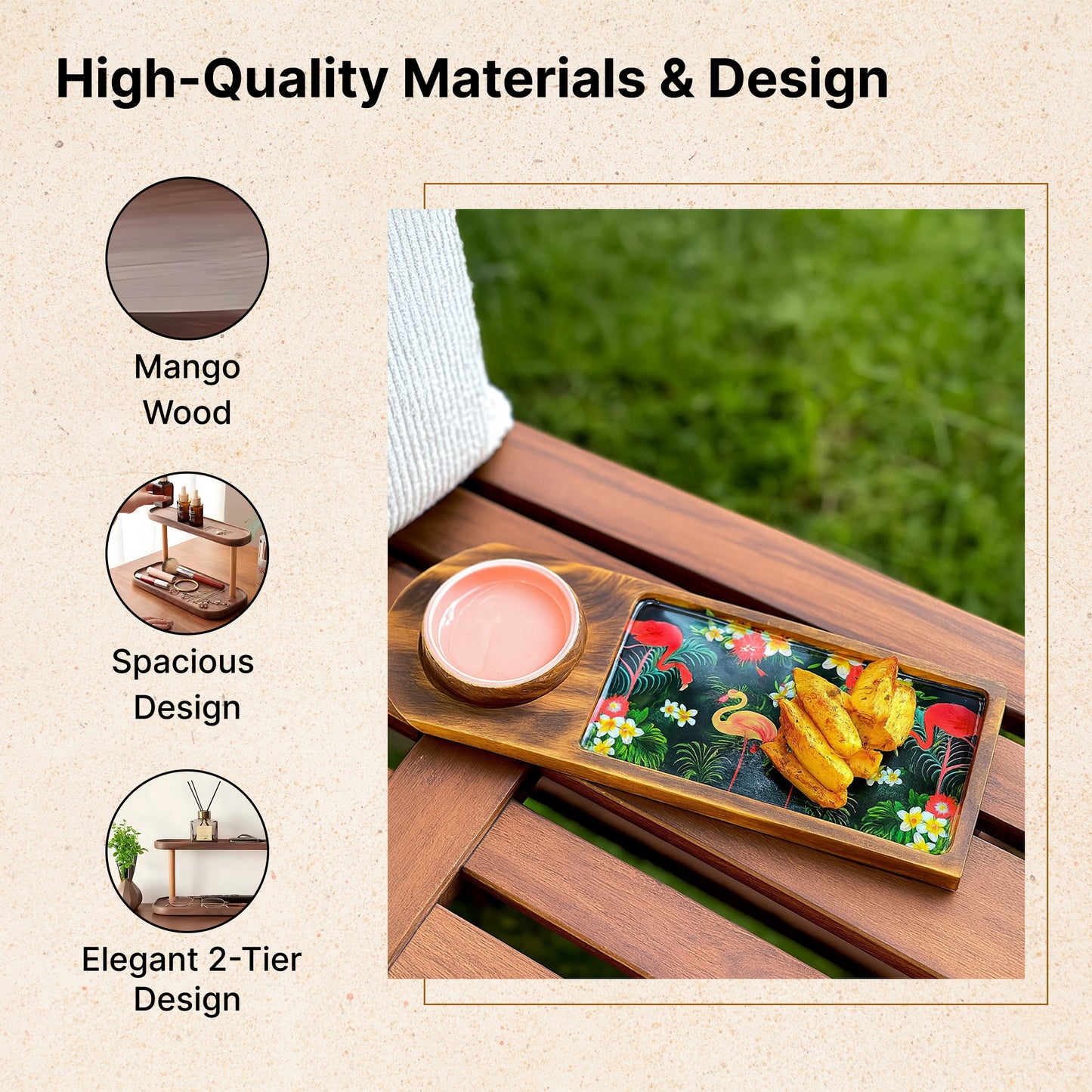 The Better Home floral serving tray - beautiful home decor