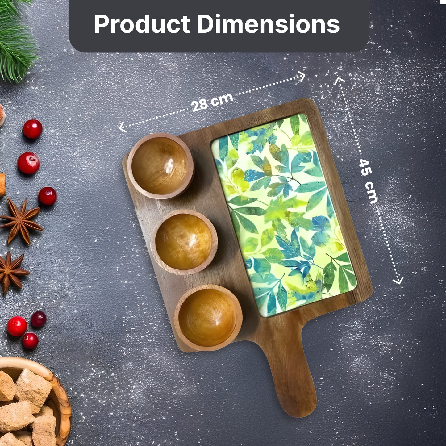 The Better Home mango wood tray - Functionality meets beauty