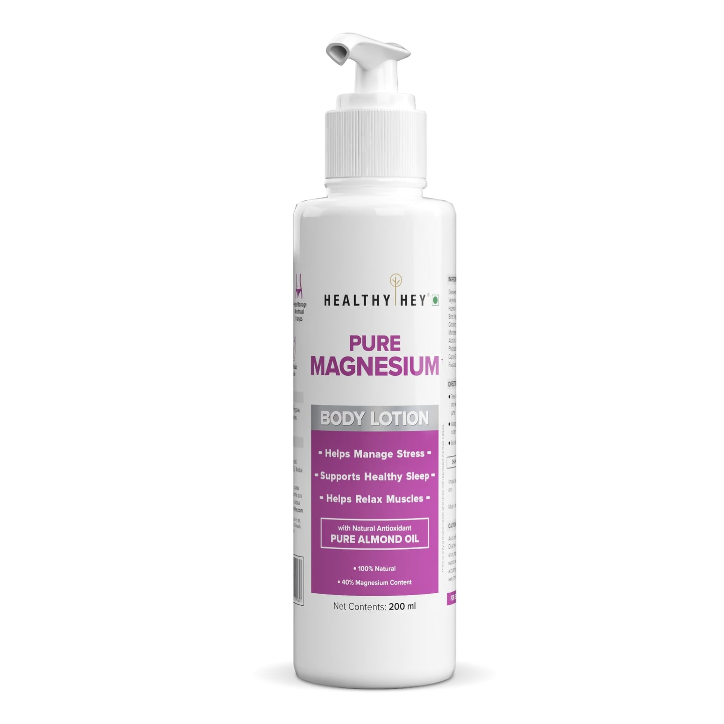 Healthyhey Pure Magnesium Body Lotion - Skin Hydration